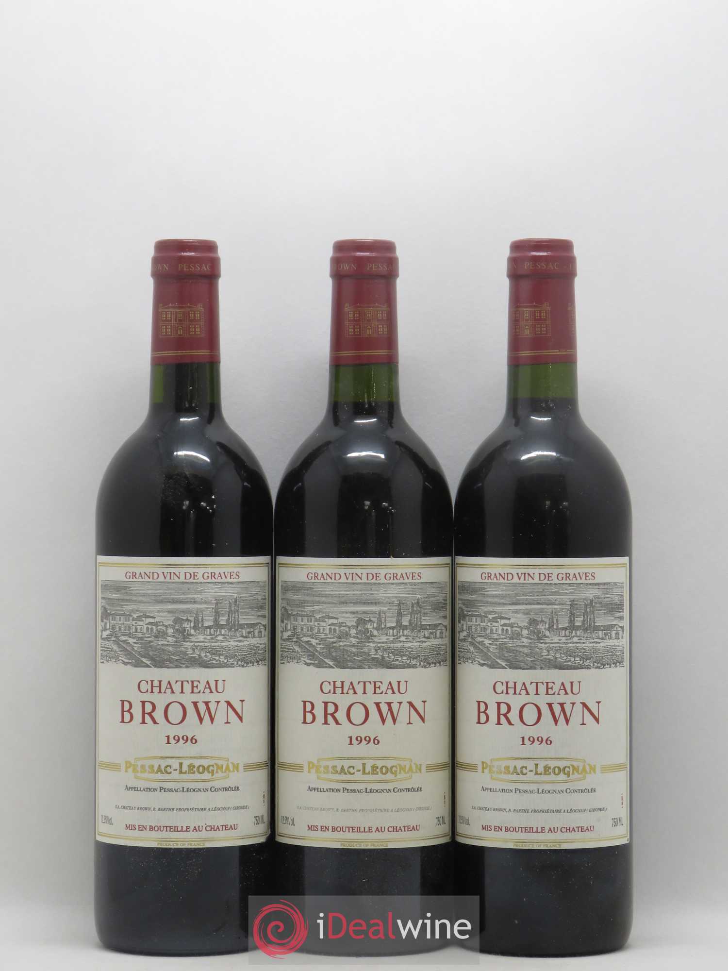 Château Brown 1996 - Lot de 12 bouteilles - 2
