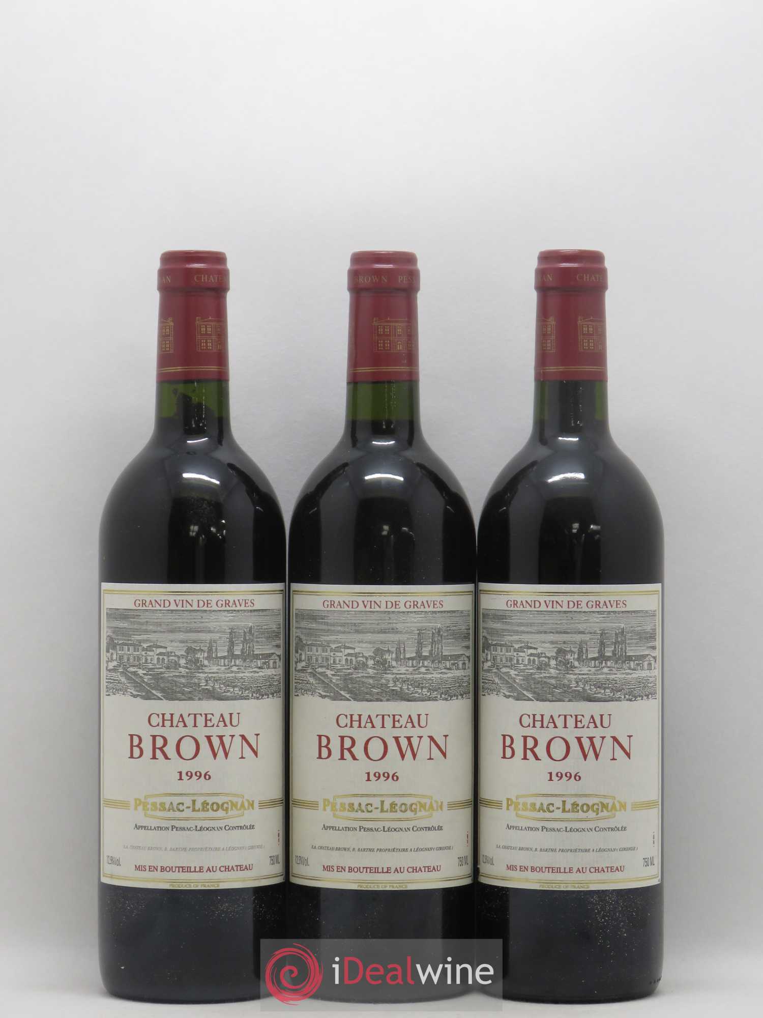 Château Brown 1996 - Lot de 12 bouteilles - 3