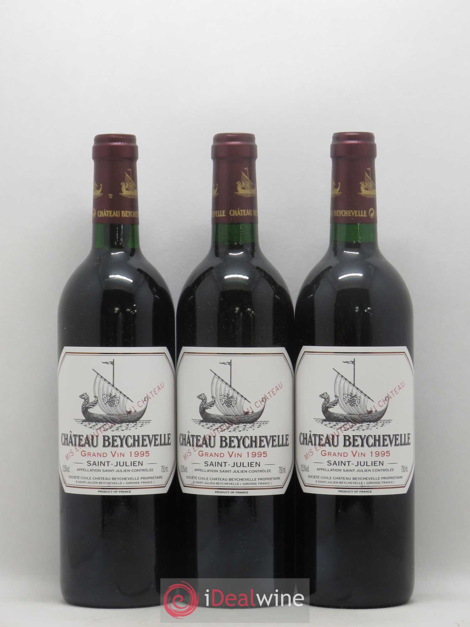 Château Beychevelle 4ème Grand Cru Classé 1995 - Lot de 12 bouteilles - 2