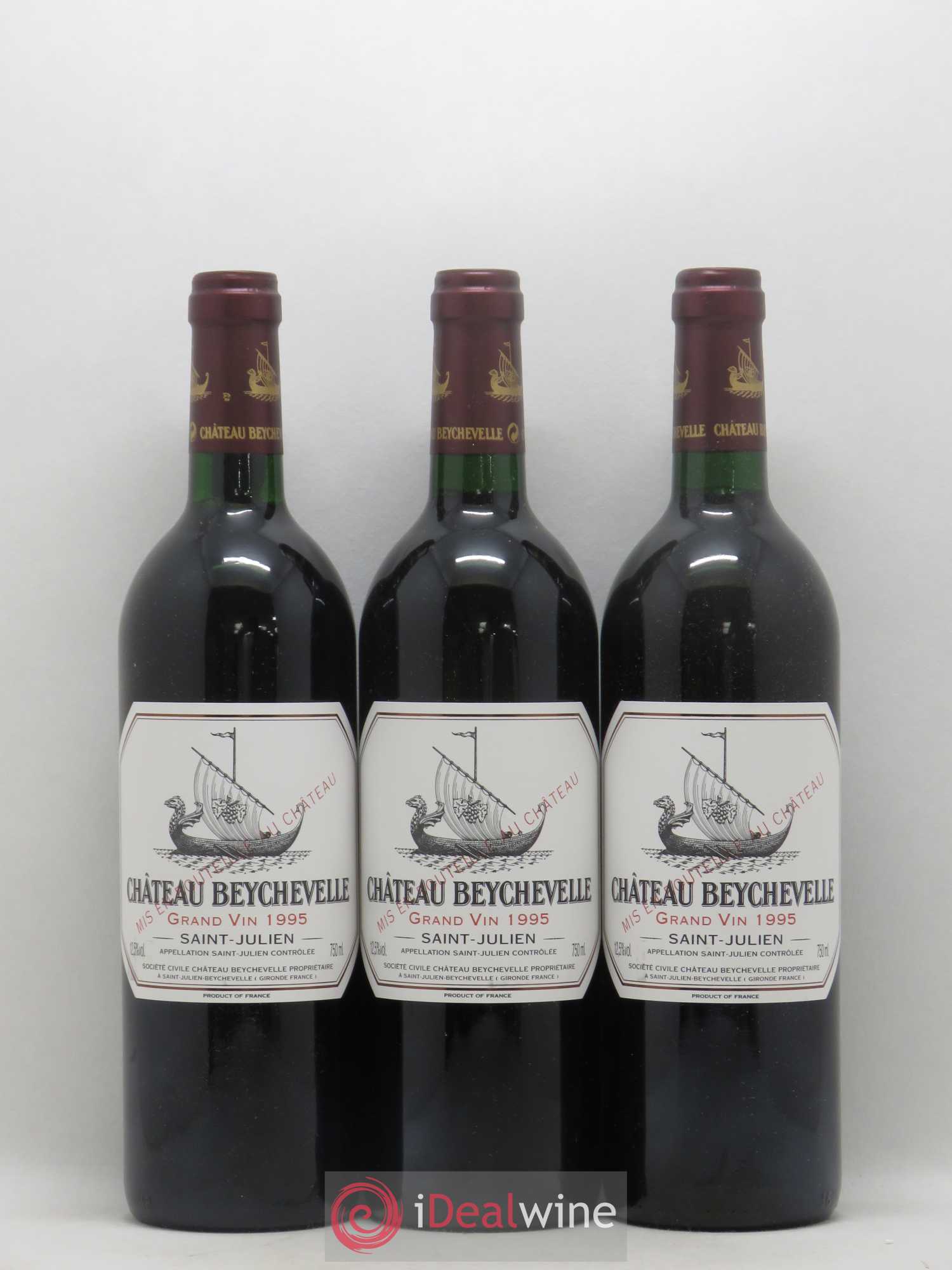 Château Beychevelle 4ème Grand Cru Classé 1995 - Lot de 12 bouteilles - 3