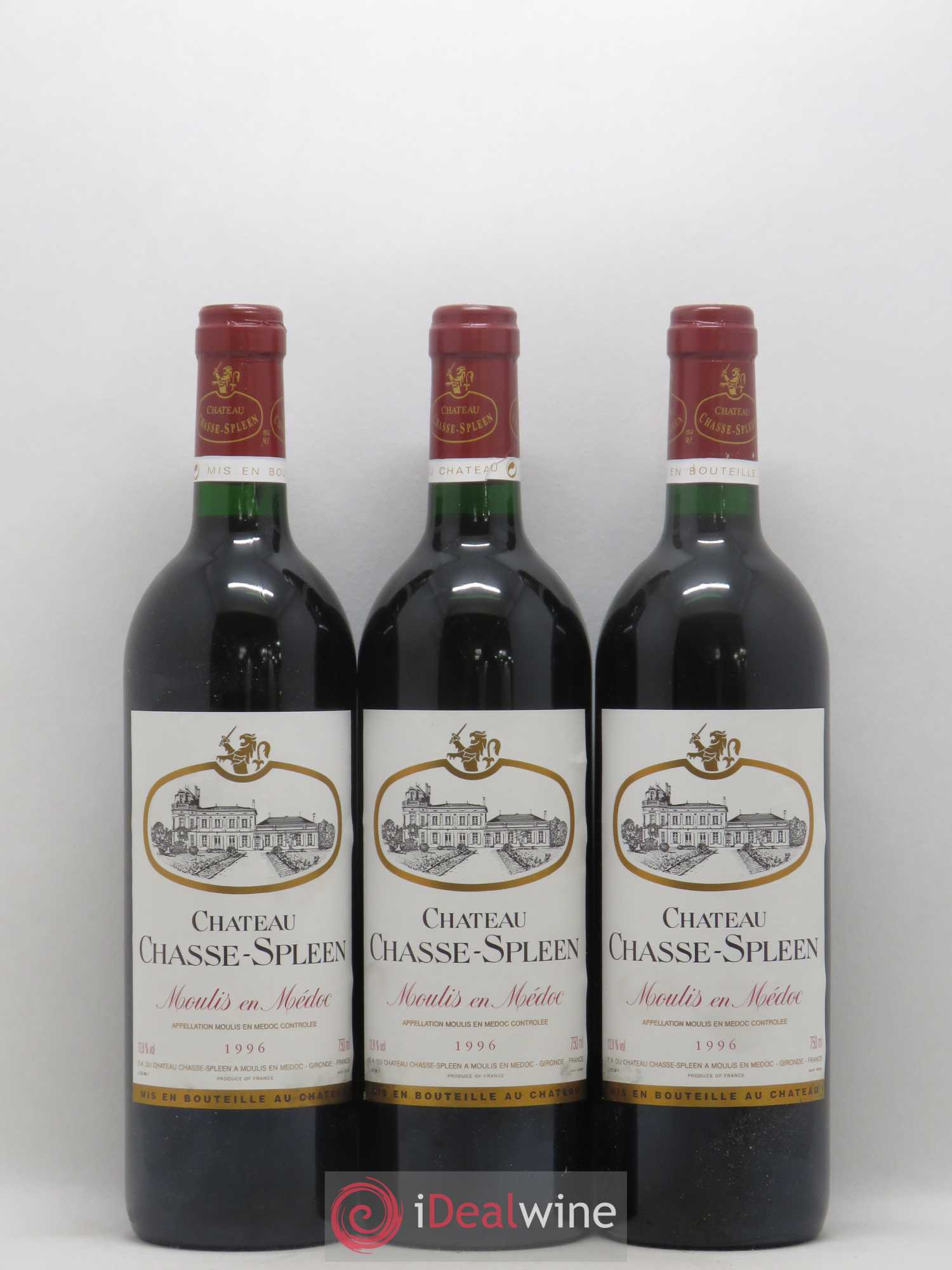 Château Chasse Spleen 1996 - Lot de 12 bouteilles - 2