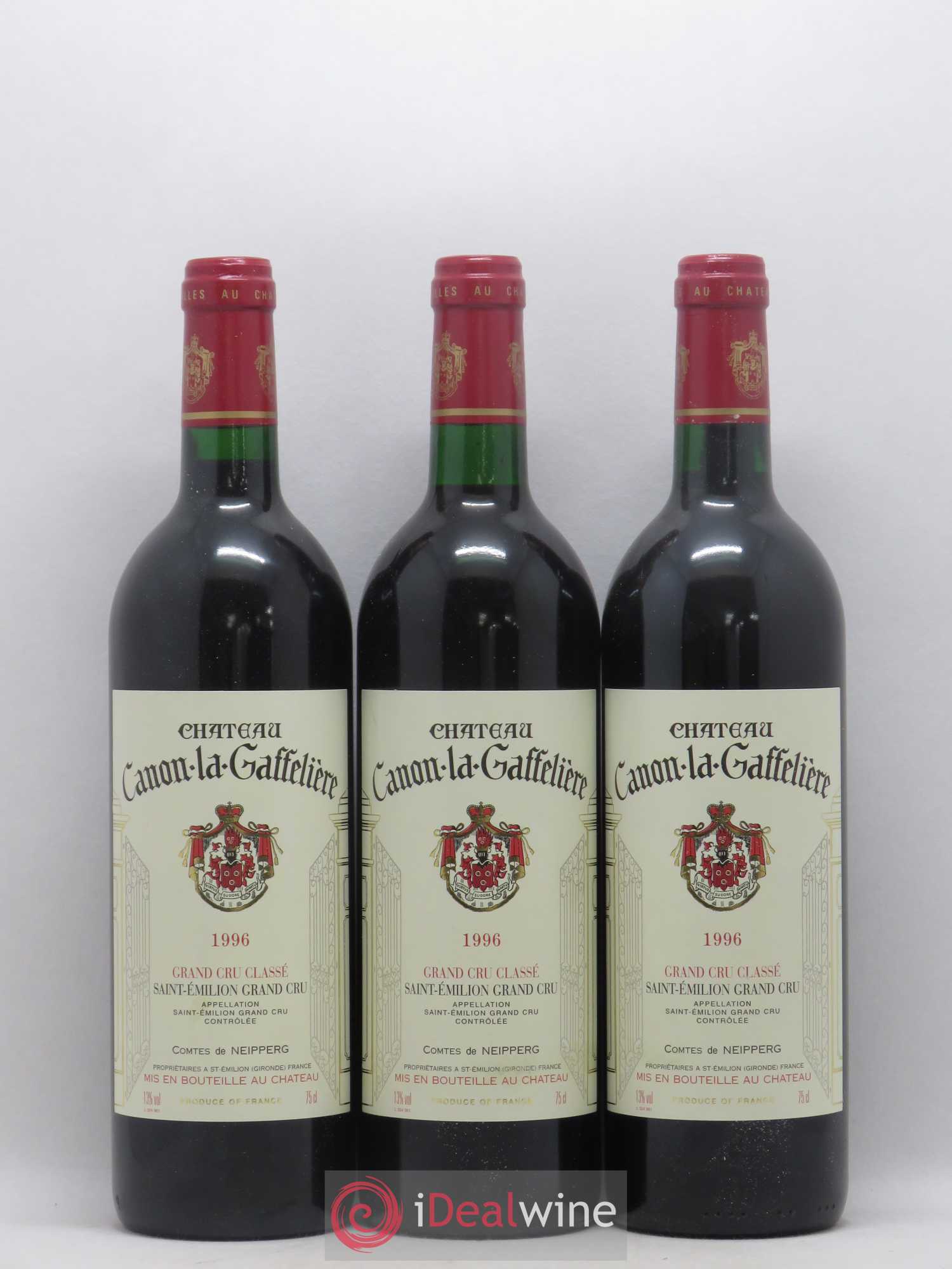 Château Canon la Gaffelière 1er Grand Cru Classé B 1996 - Lot de 12 bouteilles - 3