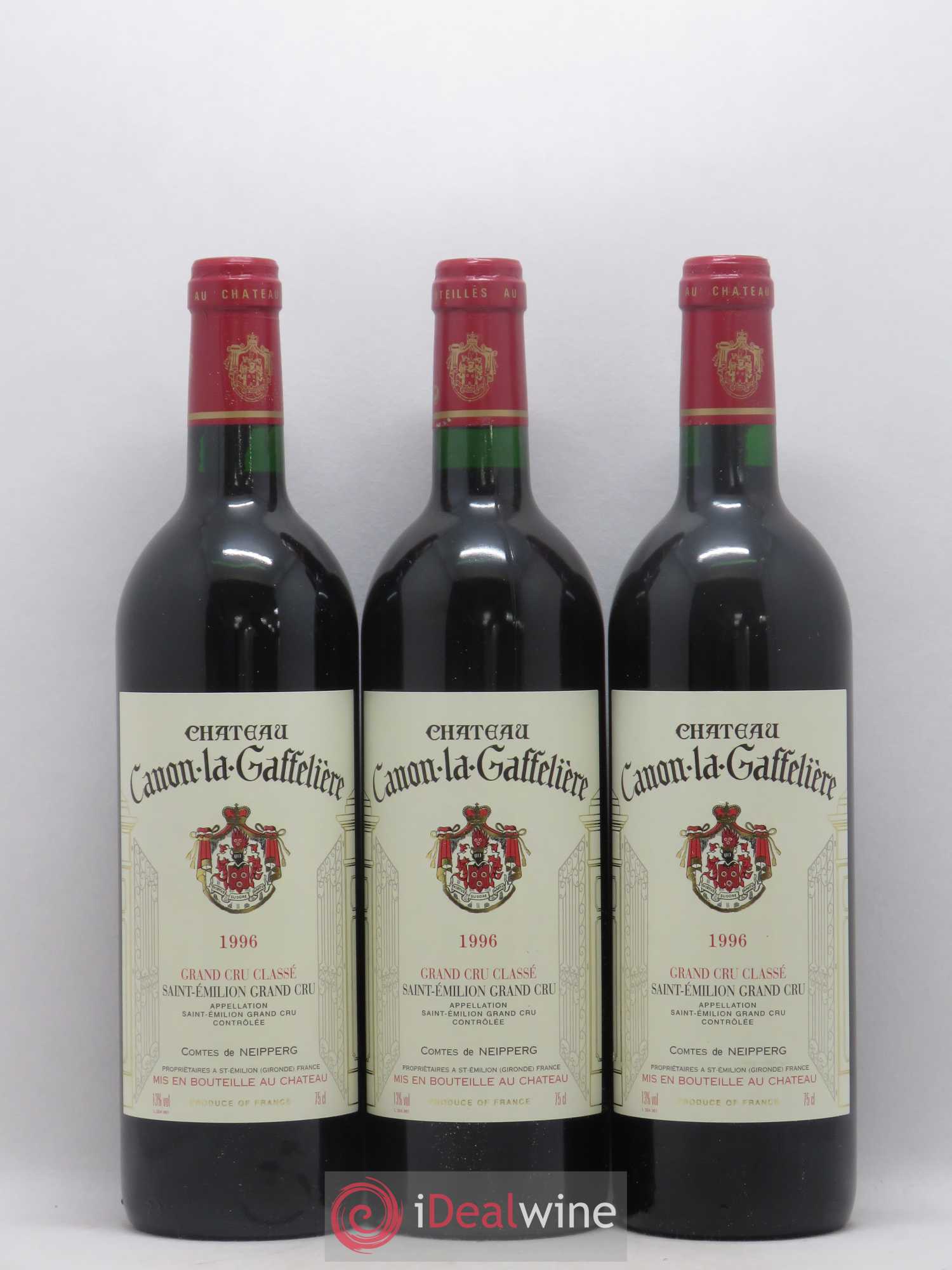 Château Canon la Gaffelière 1er Grand Cru Classé B 1996 - Lot de 12 bouteilles - 4