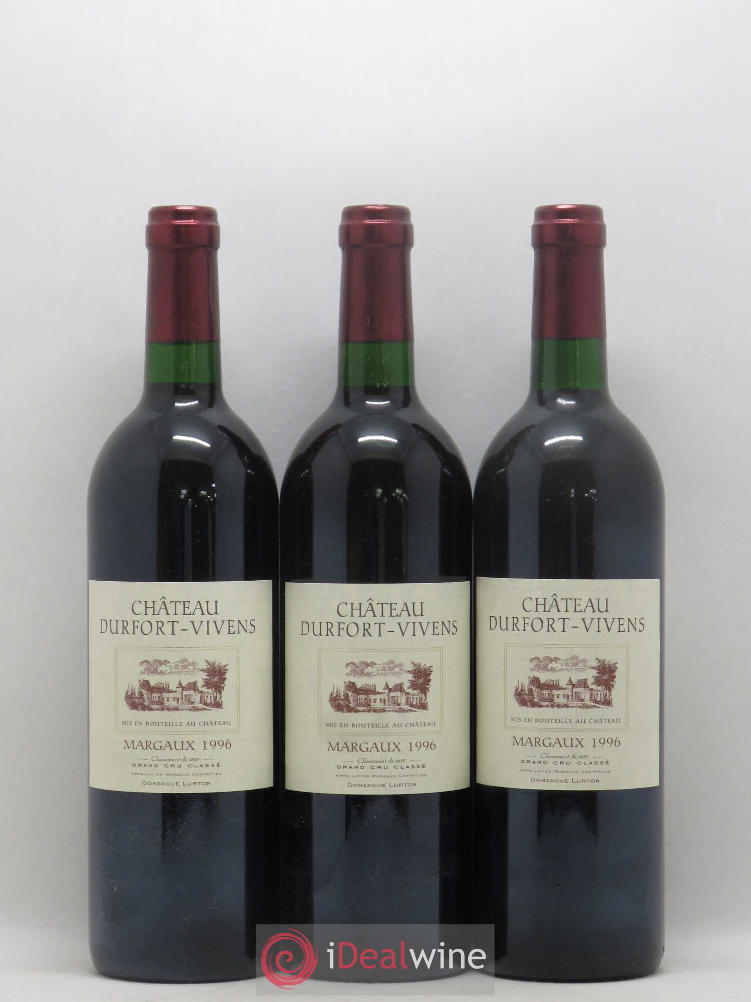 Château Durfort Vivens 2ème Grand Cru Classé 1996 - Lot de 12 bouteilles - 2