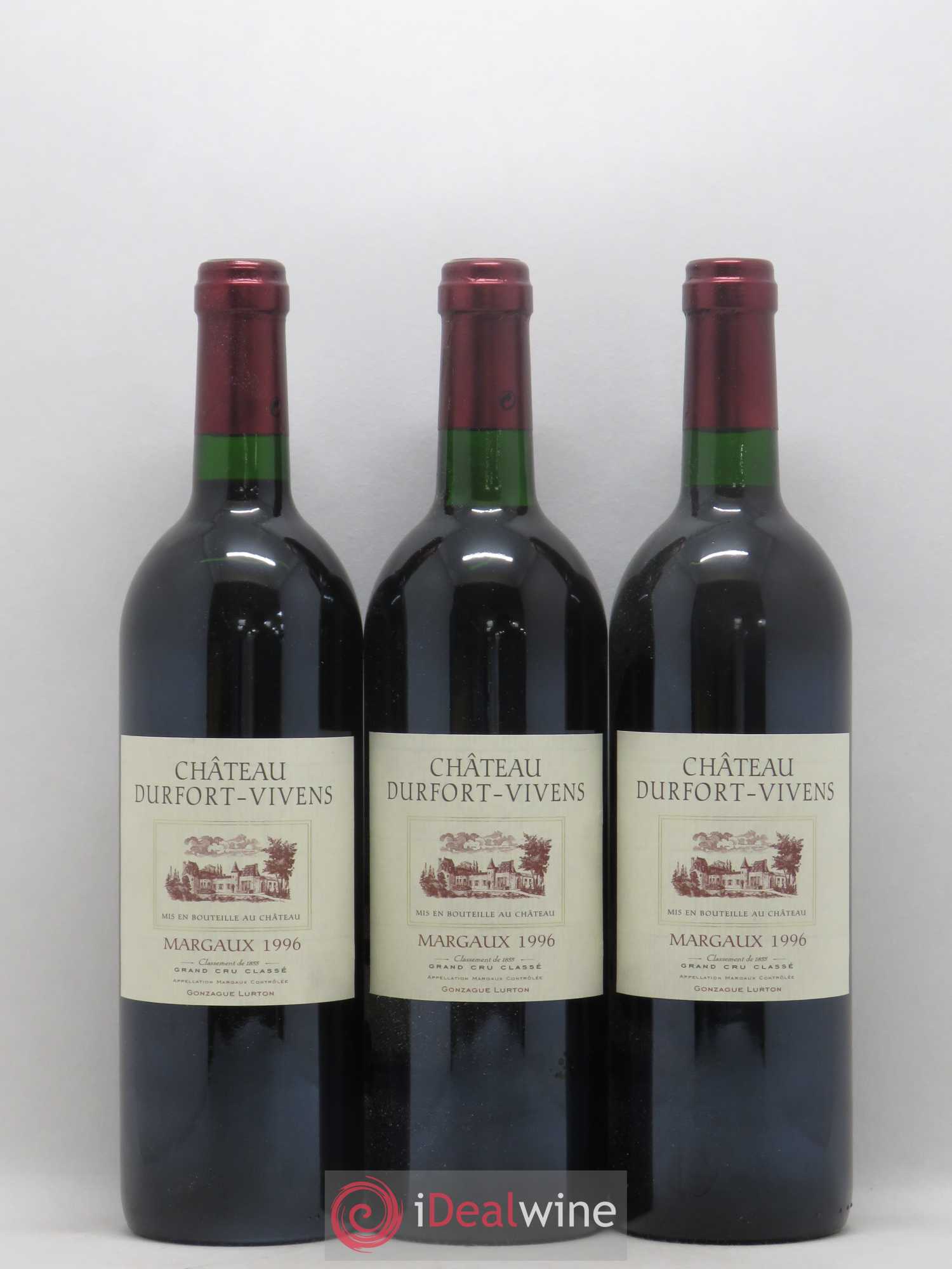 Château Durfort Vivens 2ème Grand Cru Classé 1996 - Lot de 12 bouteilles - 3