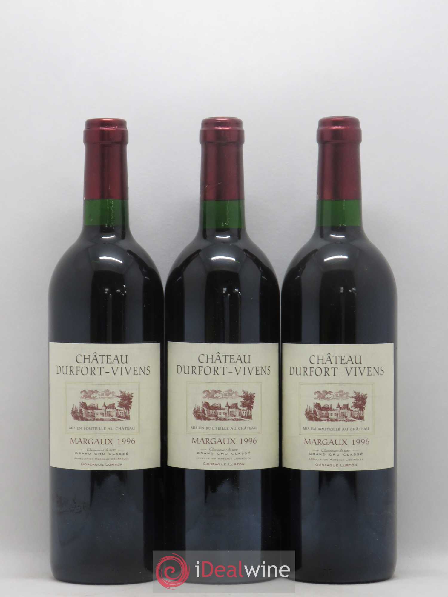 Château Durfort Vivens 2ème Grand Cru Classé 1996 - Lot de 12 bouteilles - 4