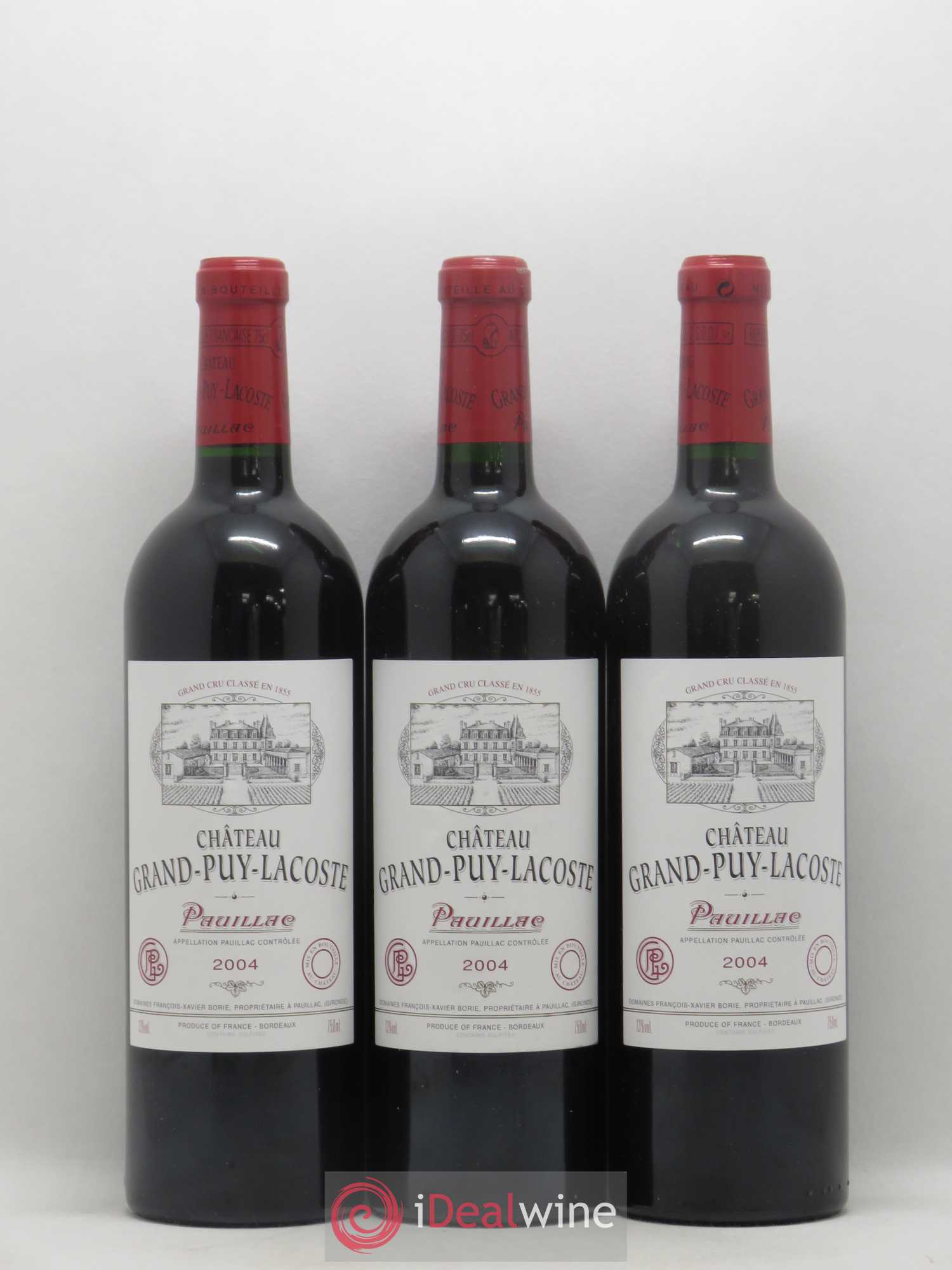 Château Grand Puy Lacoste 5ème Grand Cru Classé 2004 - Lot de 12 bouteilles - 3