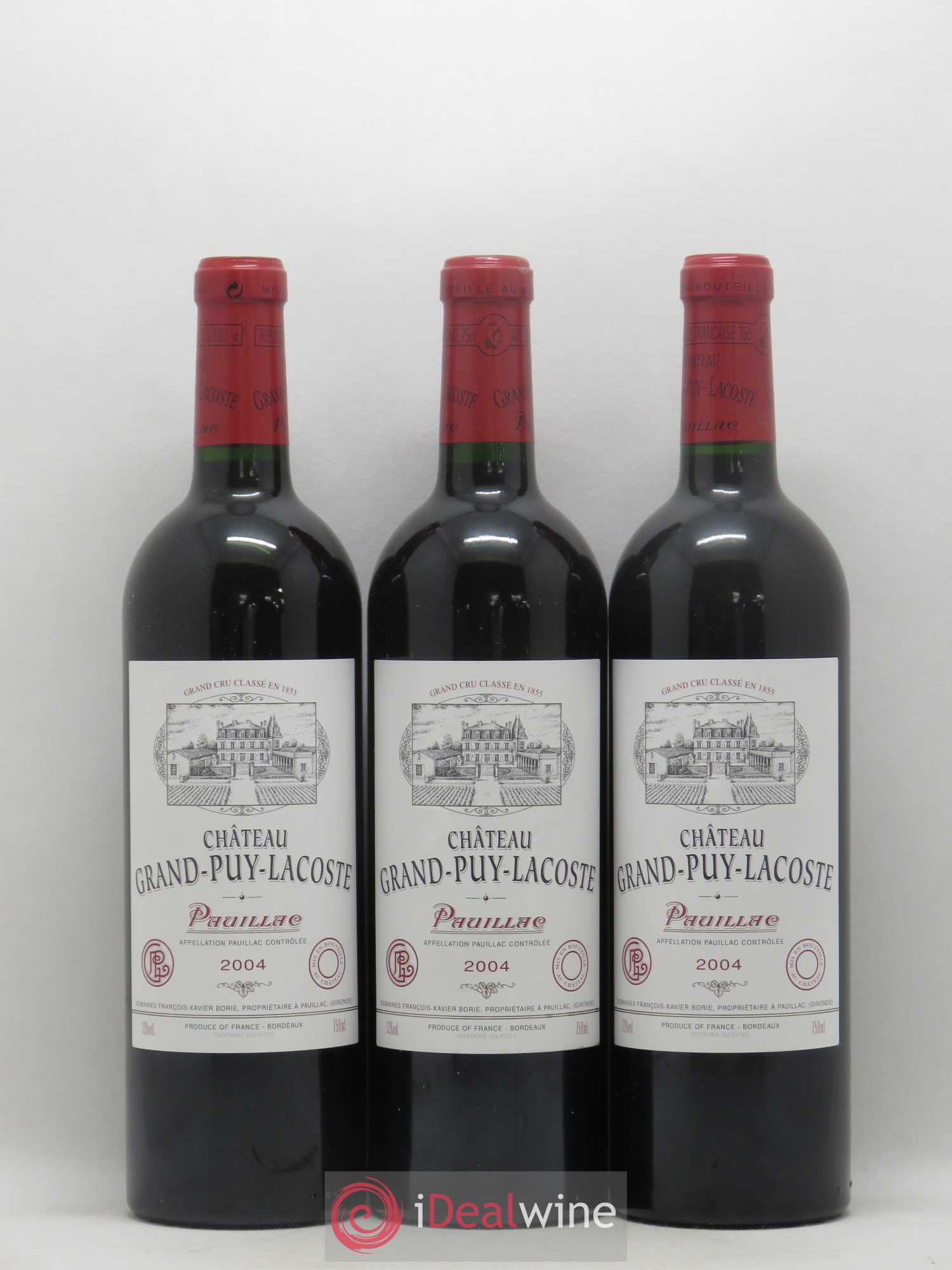 Château Grand Puy Lacoste 5ème Grand Cru Classé 2004 - Lot de 12 bouteilles - 4