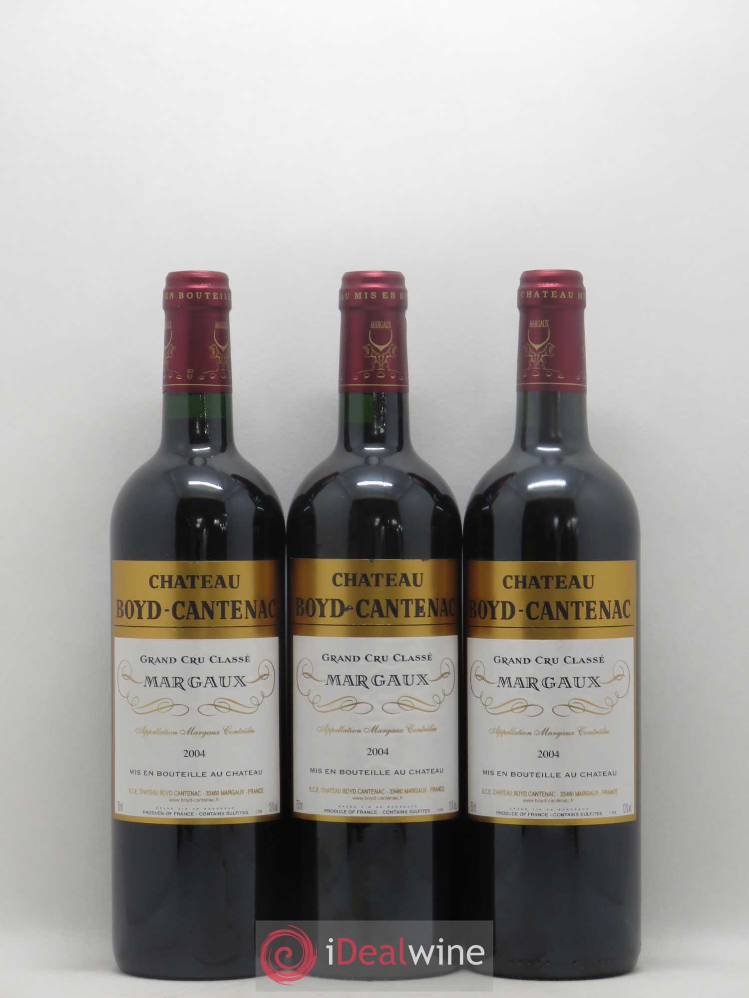 Château Boyd Cantenac 3ème Grand Cru Classé 2004 - Lot de 12 bouteilles - 2