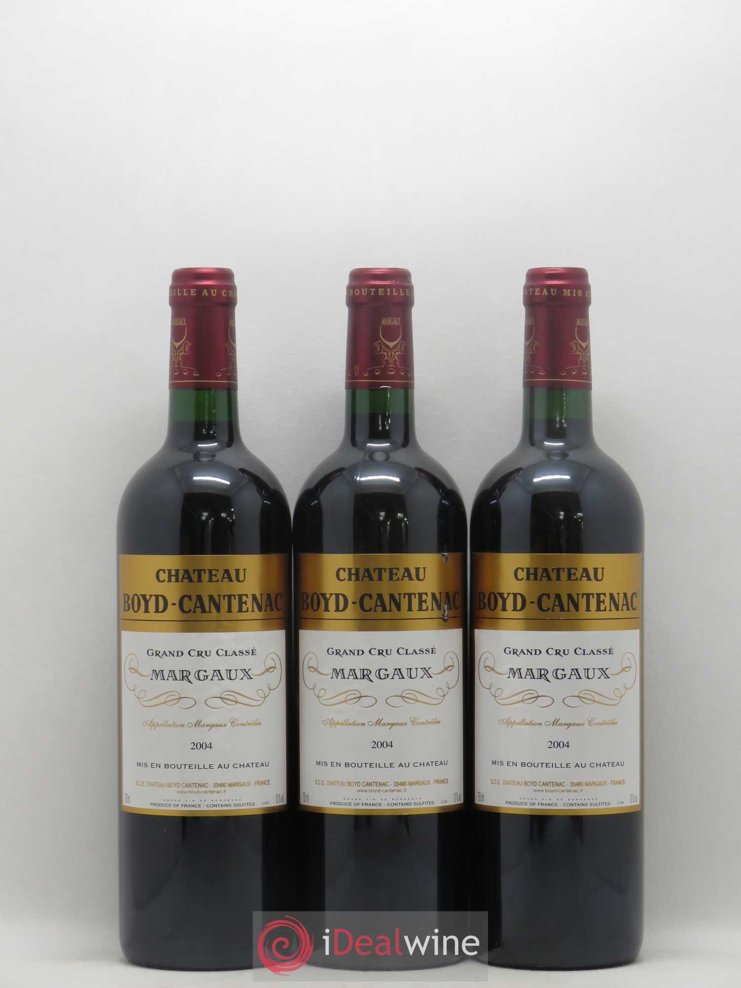 Château Boyd Cantenac 3ème Grand Cru Classé 2004 - Lot de 12 bouteilles - 3