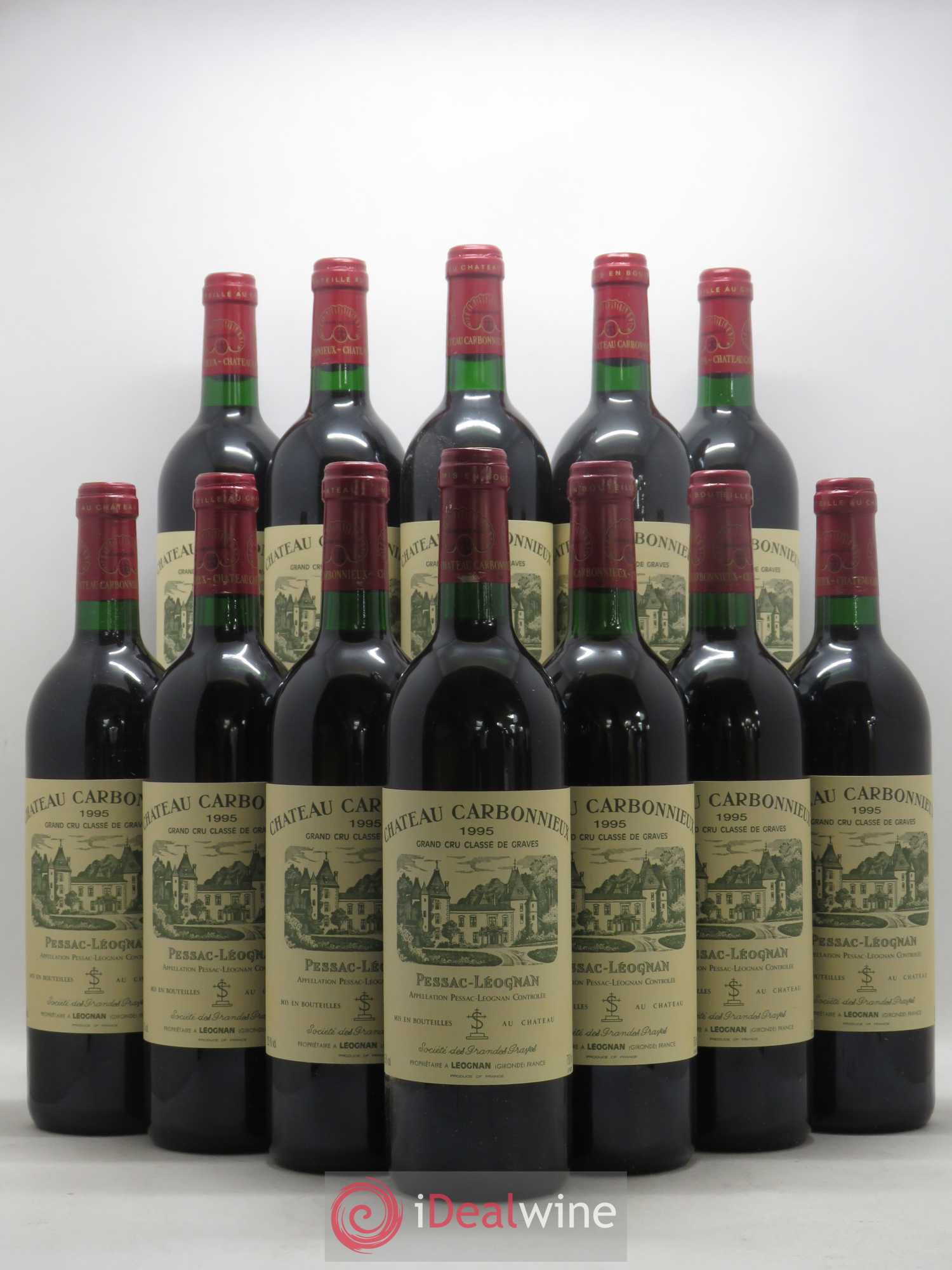 Château Carbonnieux Cru Classé de Graves 1995 - Lot de 12 bouteilles - 0