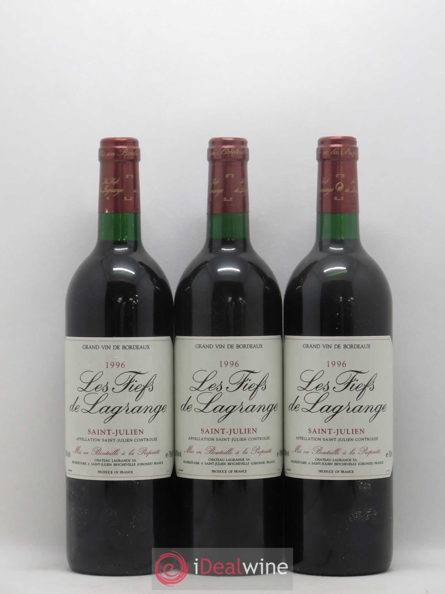 Les Fiefs de Lagrange Second Vin 1996 - Lot de 12 bouteilles - 2