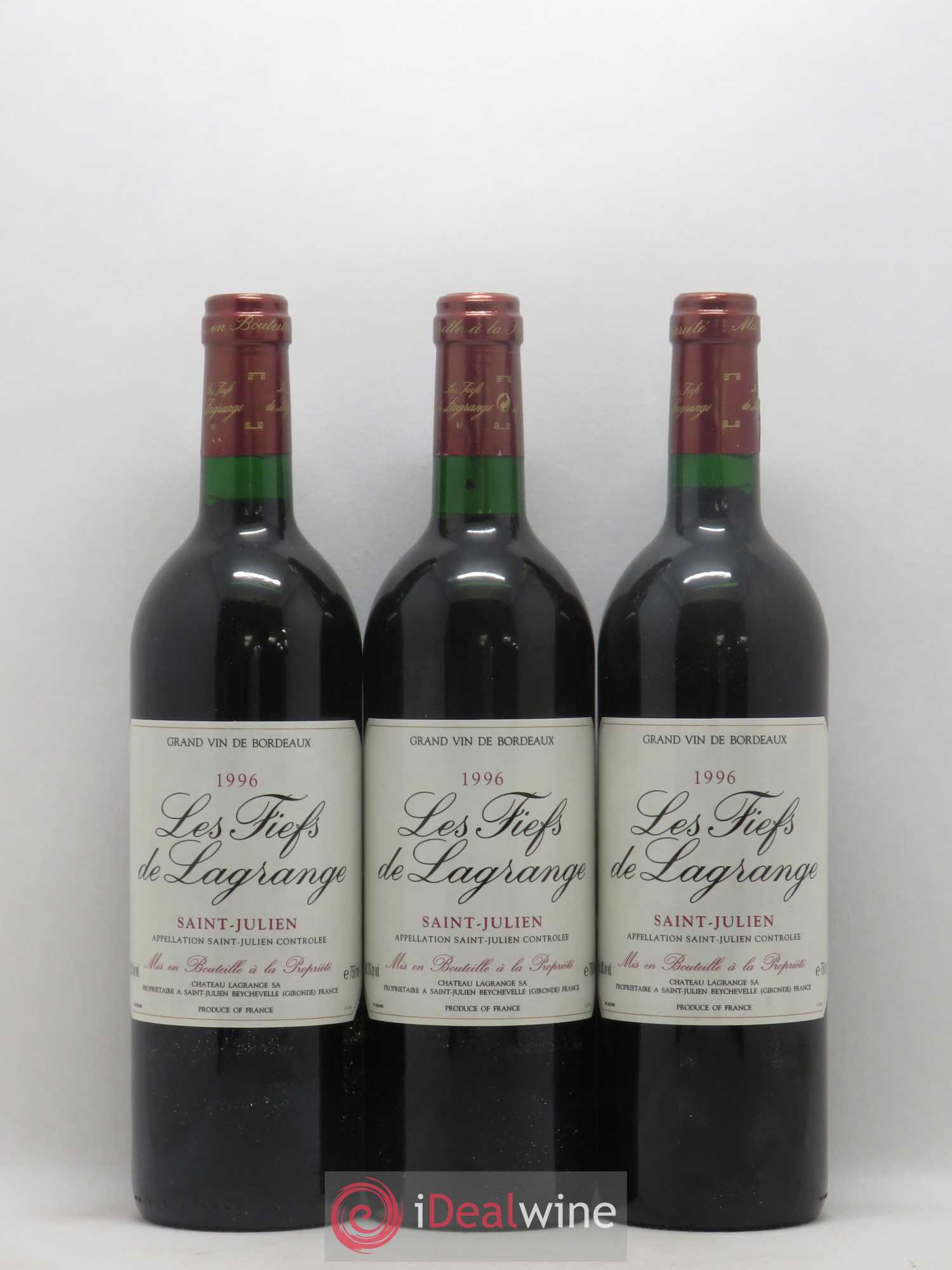 Les Fiefs de Lagrange Second Vin 1996 - Lot de 12 bouteilles - 3