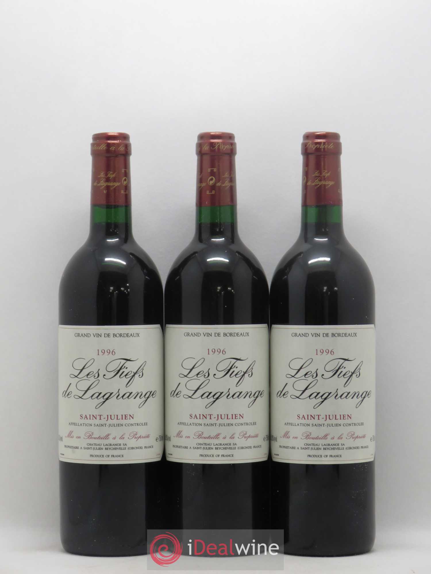 Les Fiefs de Lagrange Second Vin 1996 - Lot de 12 bouteilles - 4