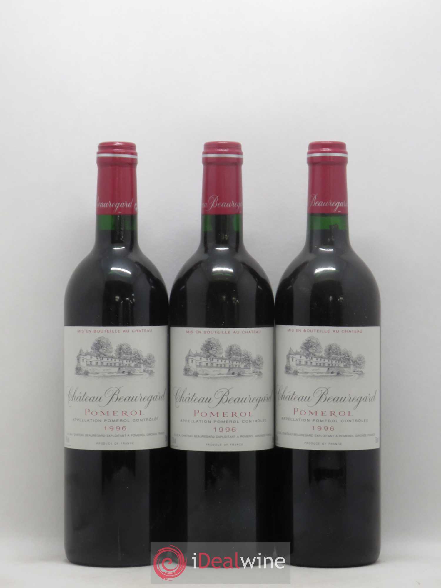Château Beauregard 1996 - Lot de 12 bouteilles - 1
