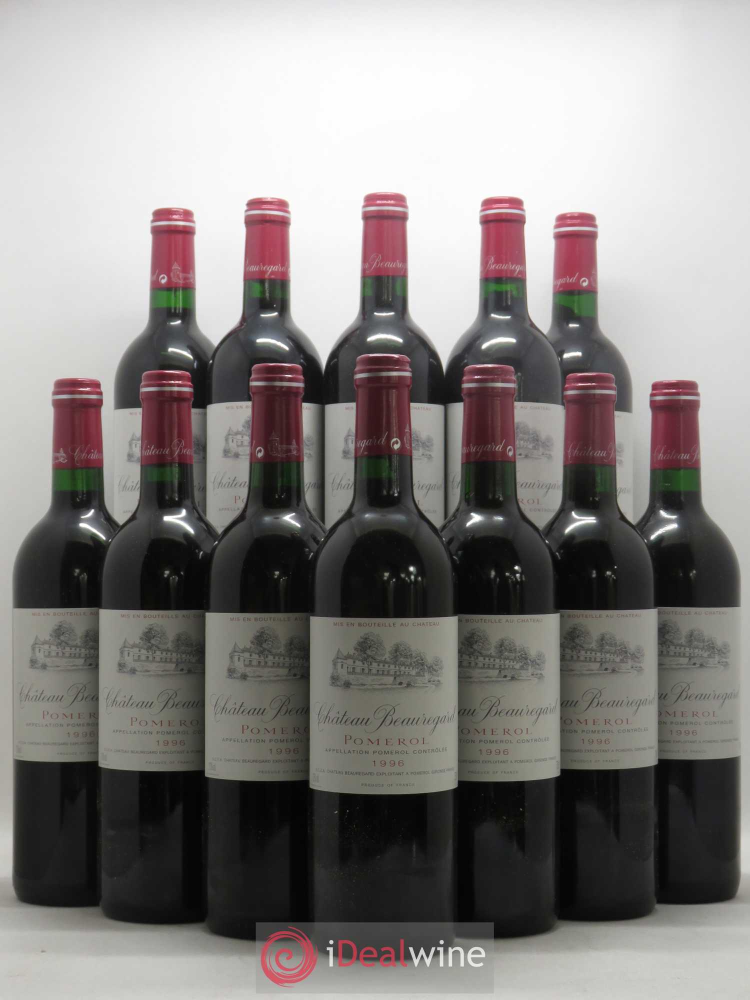 Château Beauregard 1996 - Lot de 12 bouteilles - 0