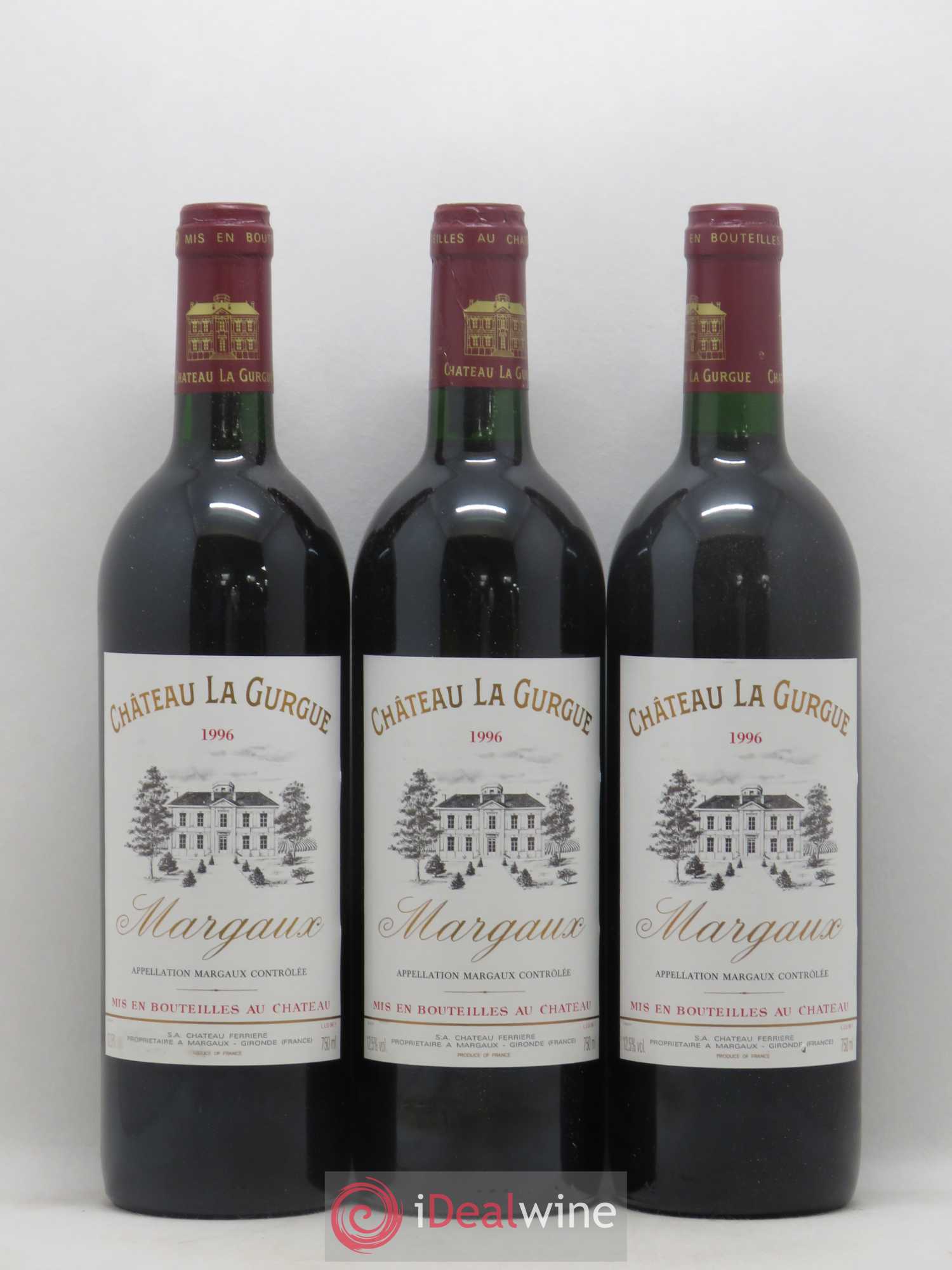 Château la Gurgue Cru Bourgeois 1996 - Lot de 12 bouteilles - 3
