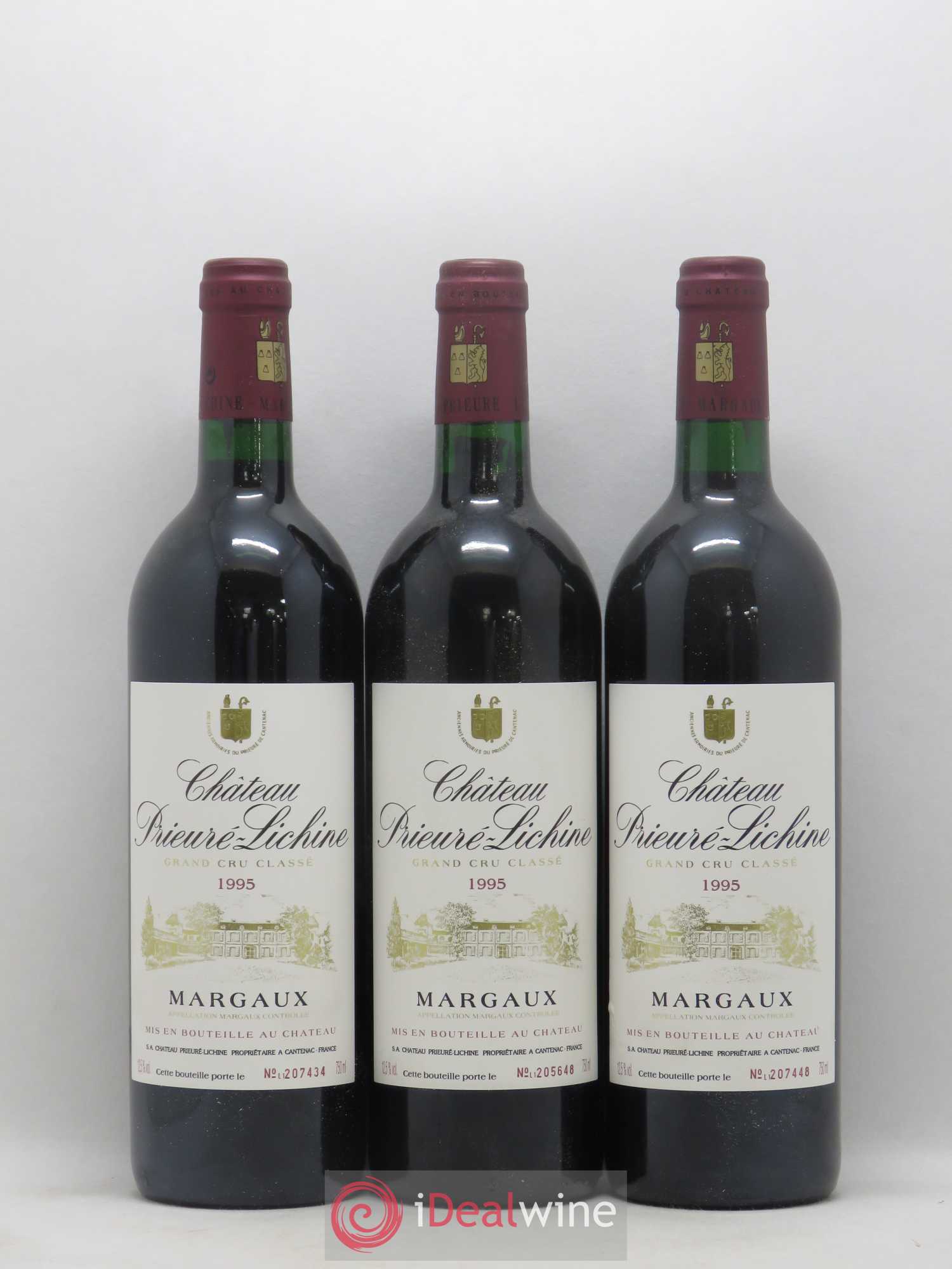 Château Prieuré Lichine 4ème Grand Cru Classé 1995 - Lot de 12 bouteilles - 2