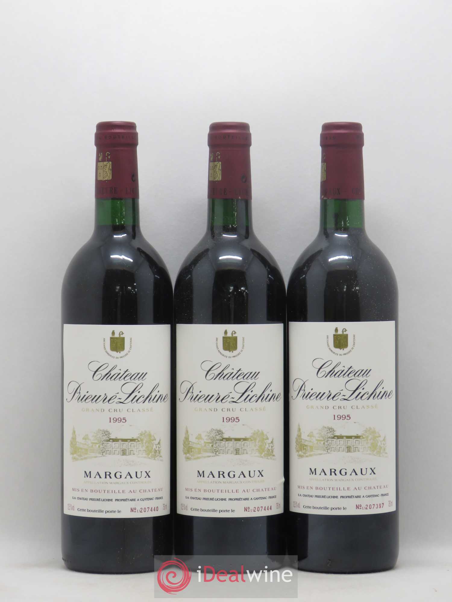 Château Prieuré Lichine 4ème Grand Cru Classé 1995 - Lot de 12 bouteilles - 3