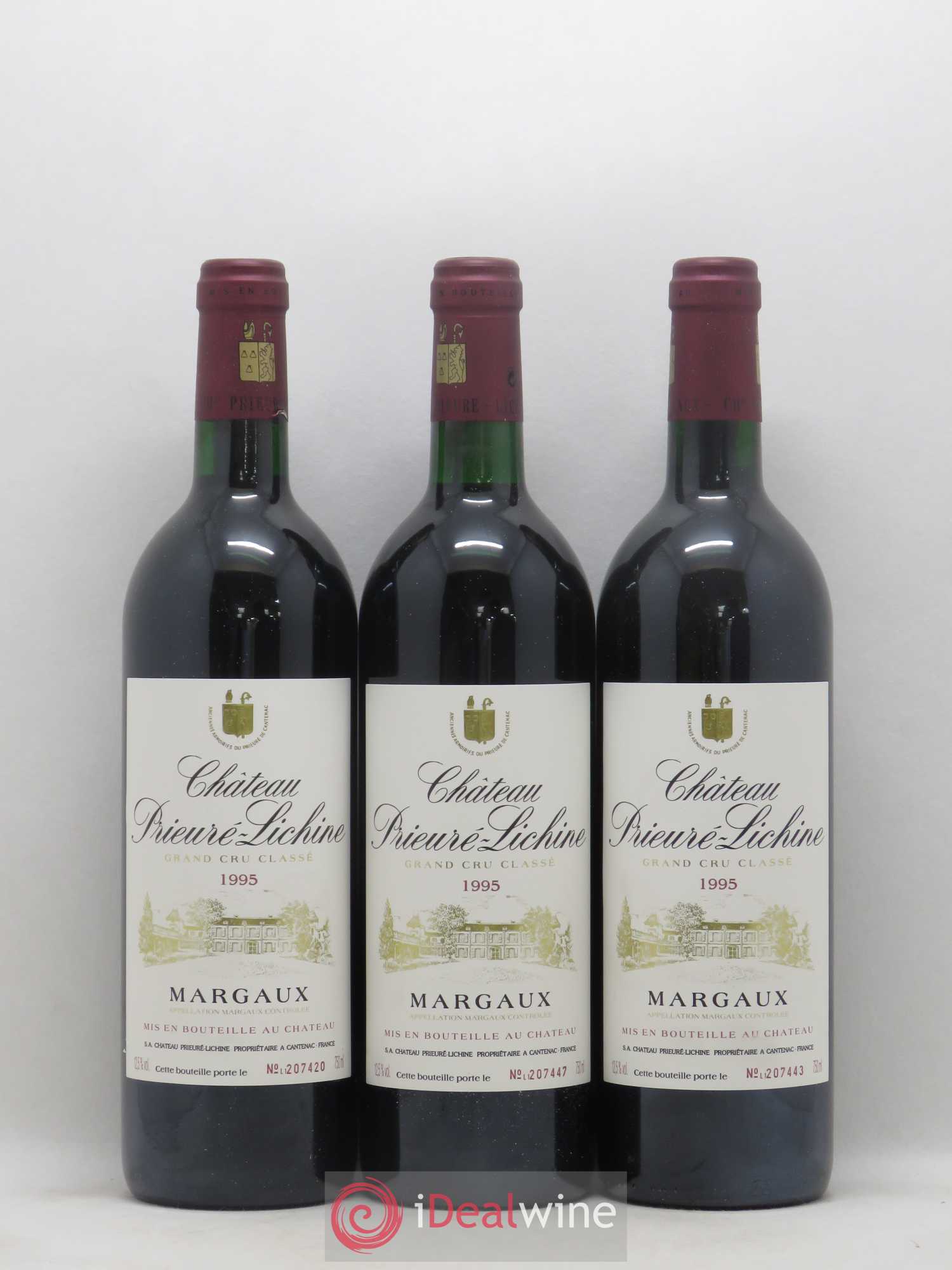 Château Prieuré Lichine 4ème Grand Cru Classé 1995 - Lot de 12 bouteilles - 4