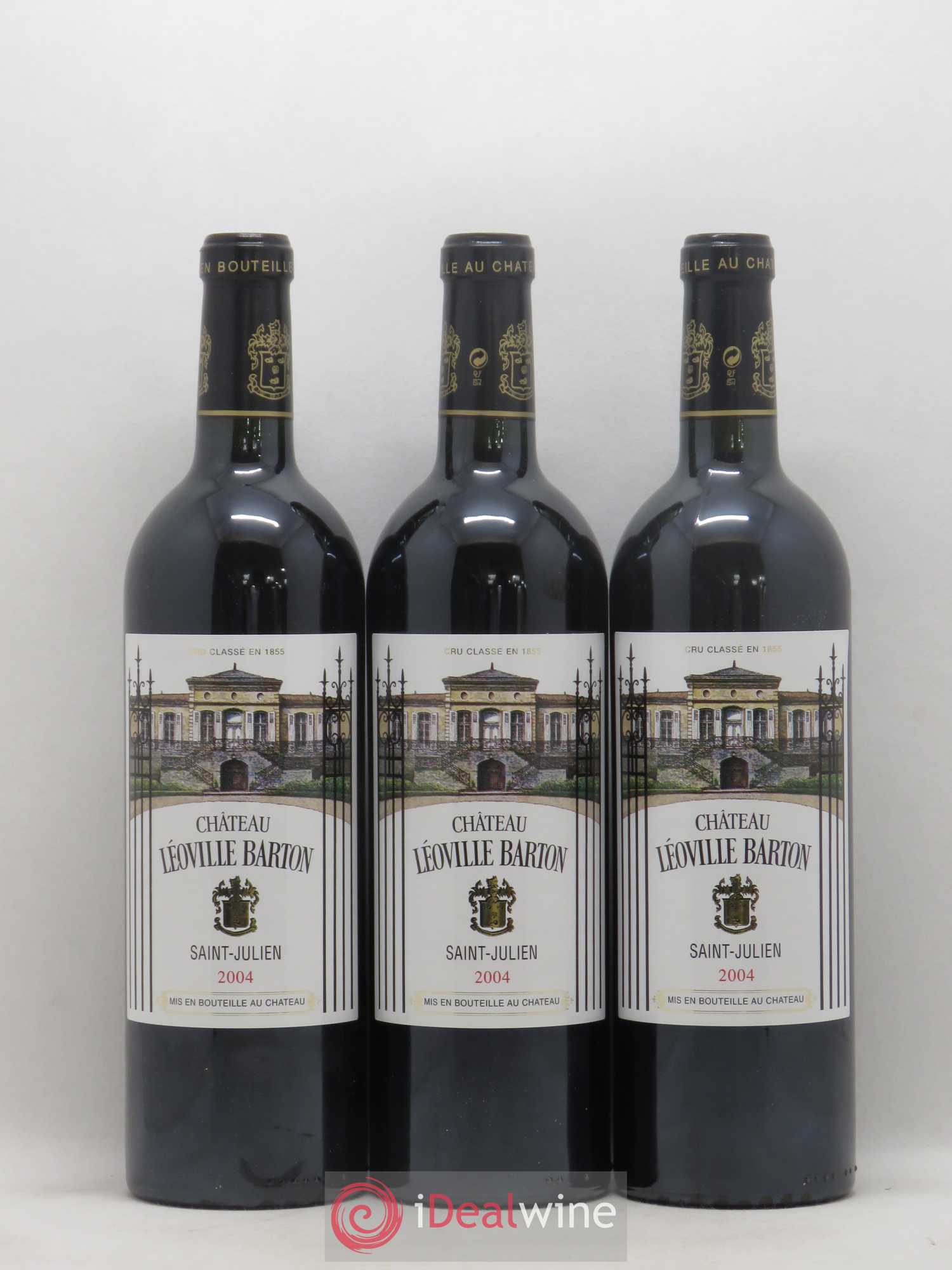 Château Léoville Barton 2ème Grand Cru Classé 2004 - Lot de 12 bouteilles - 1