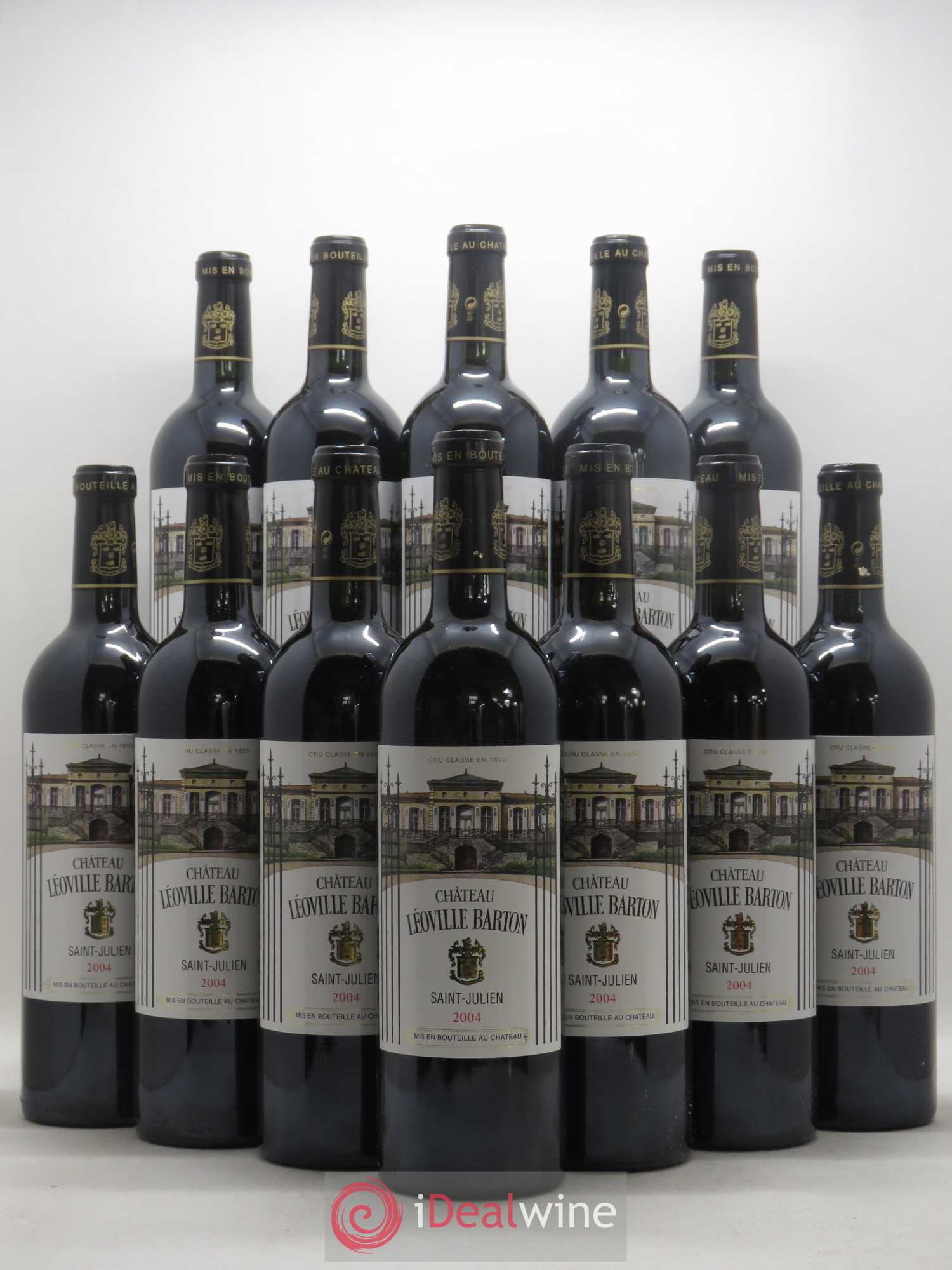 Château Léoville Barton 2ème Grand Cru Classé 2004 - Lot de 12 bouteilles - 0