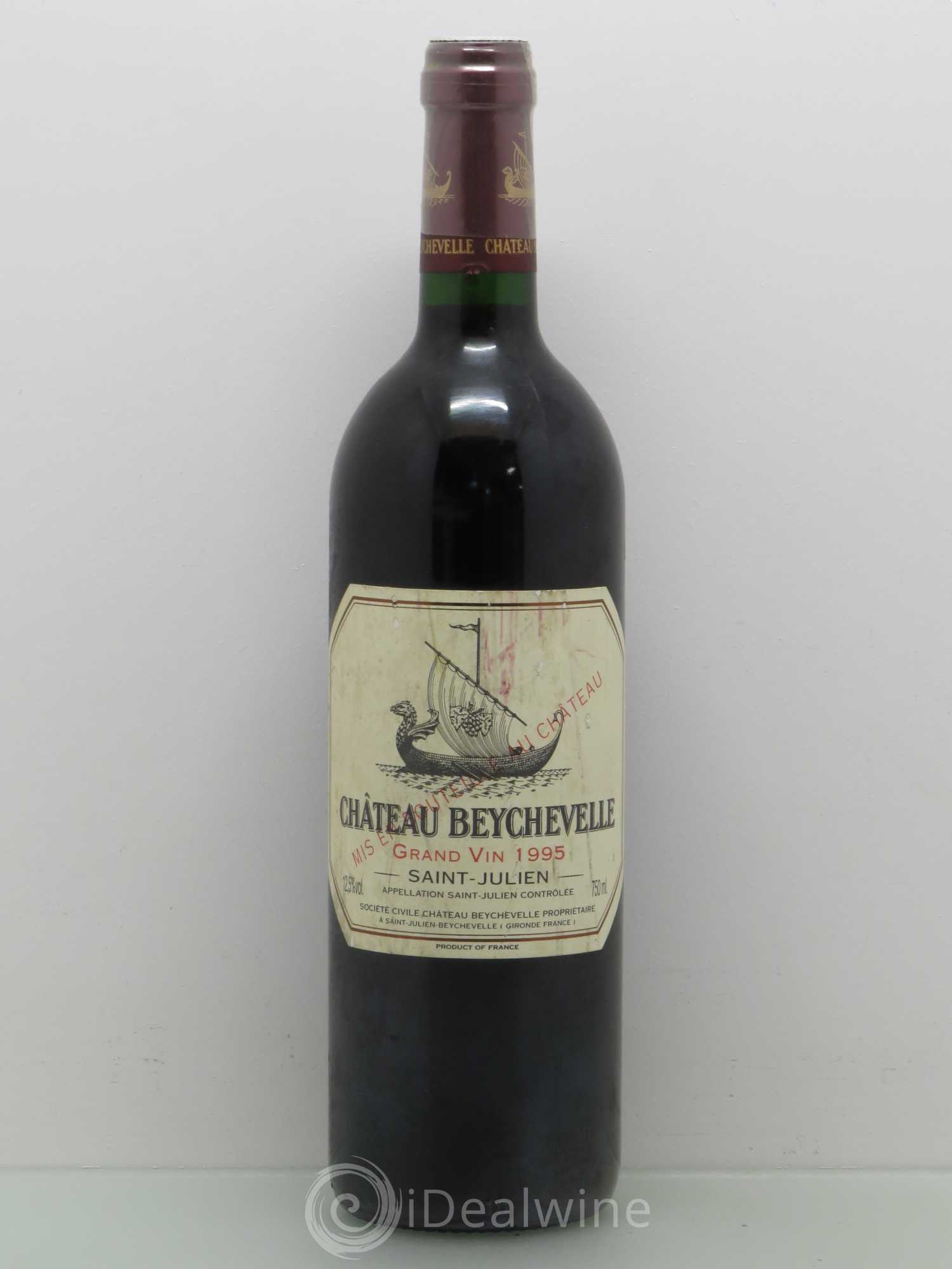 Château Beychevelle 4ème Grand Cru Classé 1995 - Lot de 1 bouteille - 0