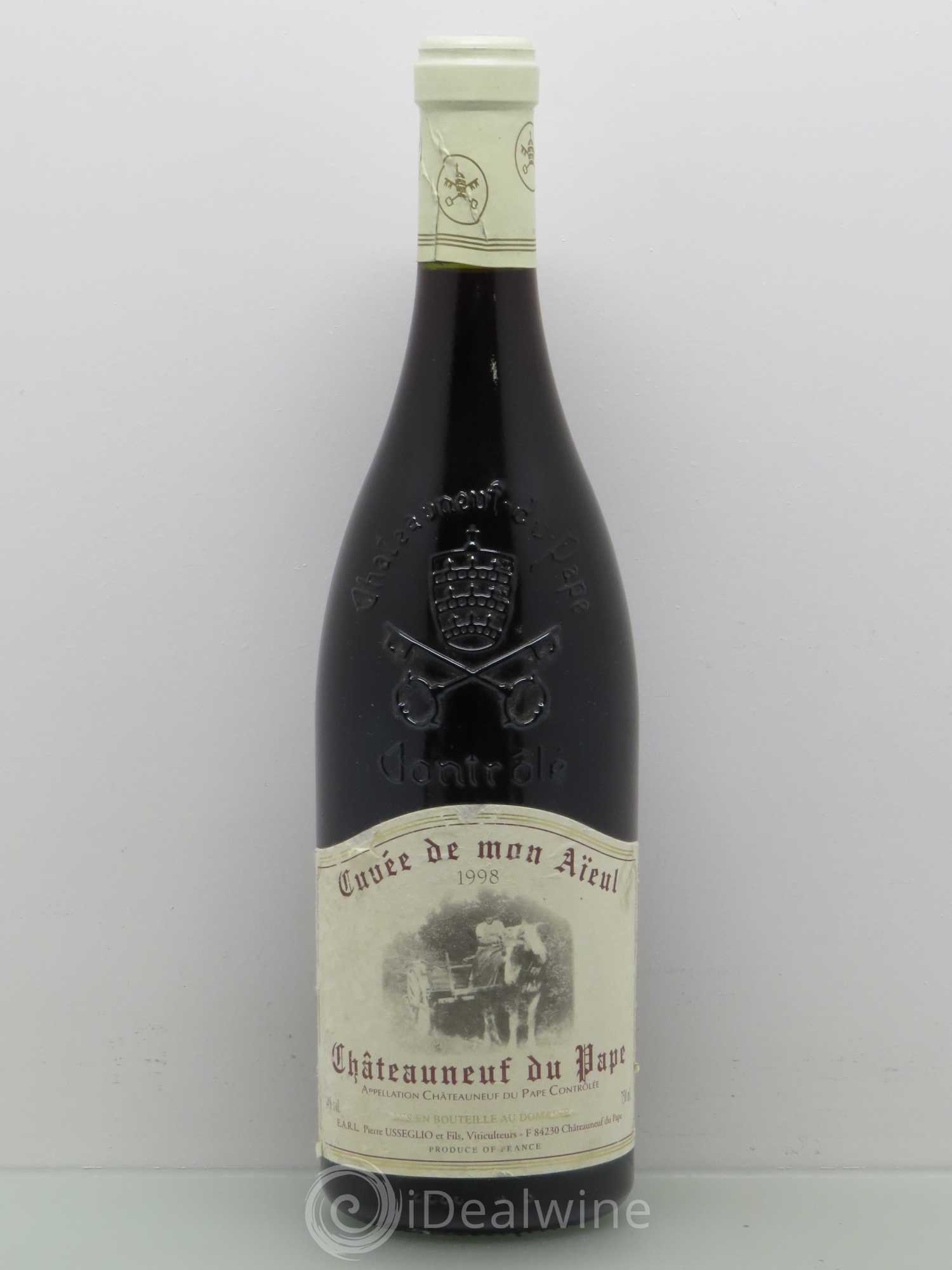 Châteauneuf-du-Pape Cuvée de mon Aïeul Pierre Usseglio & Fils 1998 - Lot de 1 bouteille - 0