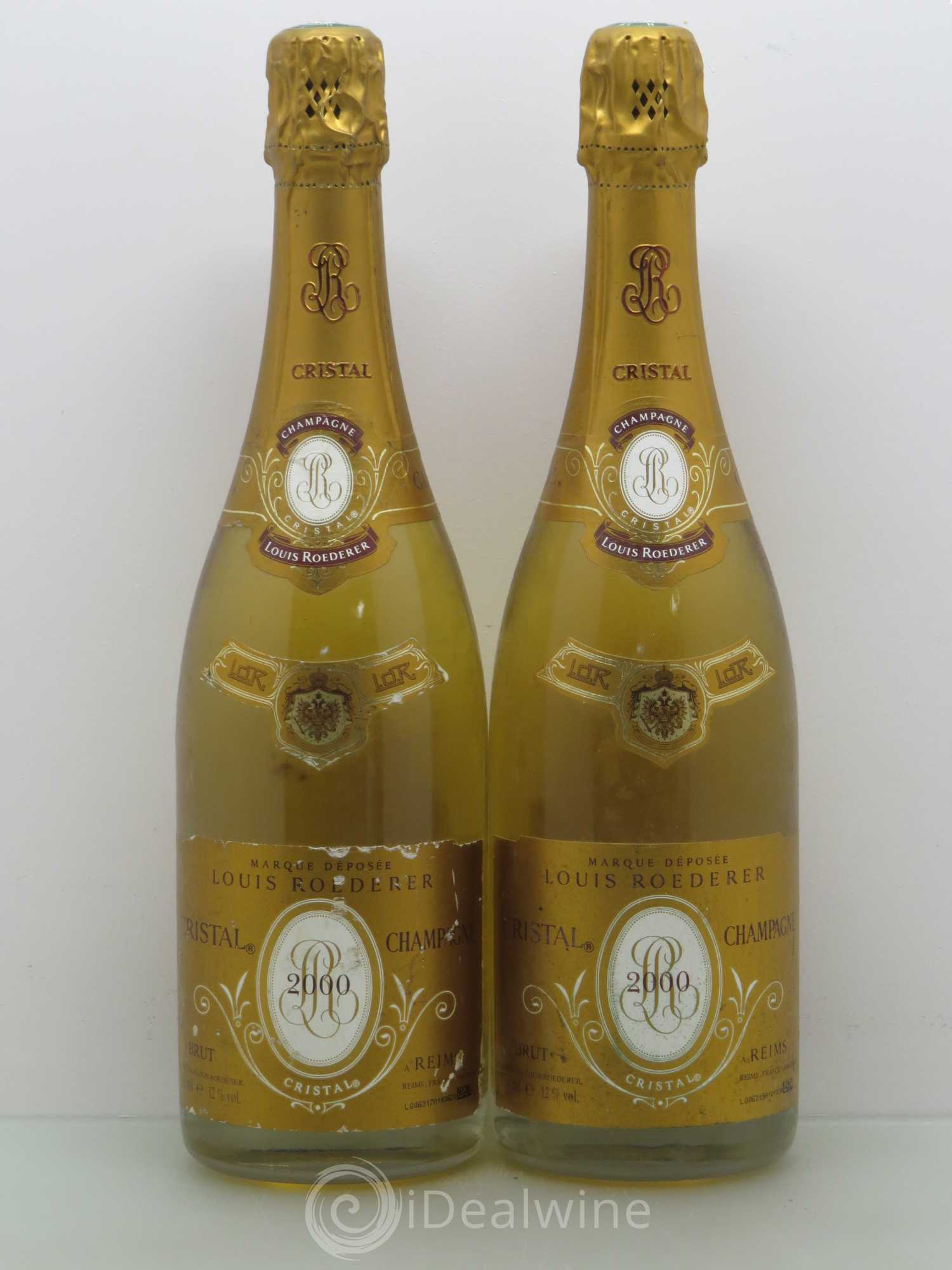 Cristal Louis Roederer 2000 - Lot de 2 bouteilles - 0