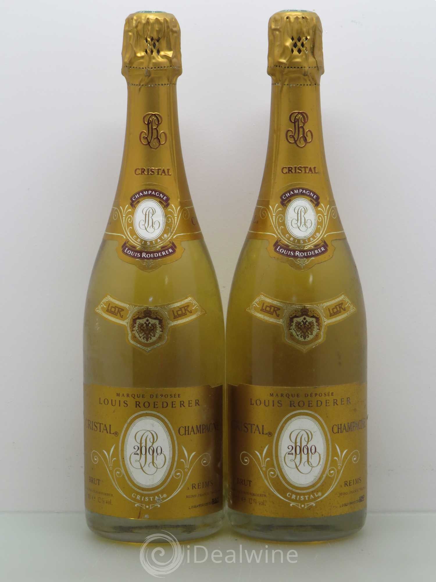 Cristal Louis Roederer 2000 - Lot de 2 bouteilles - 0