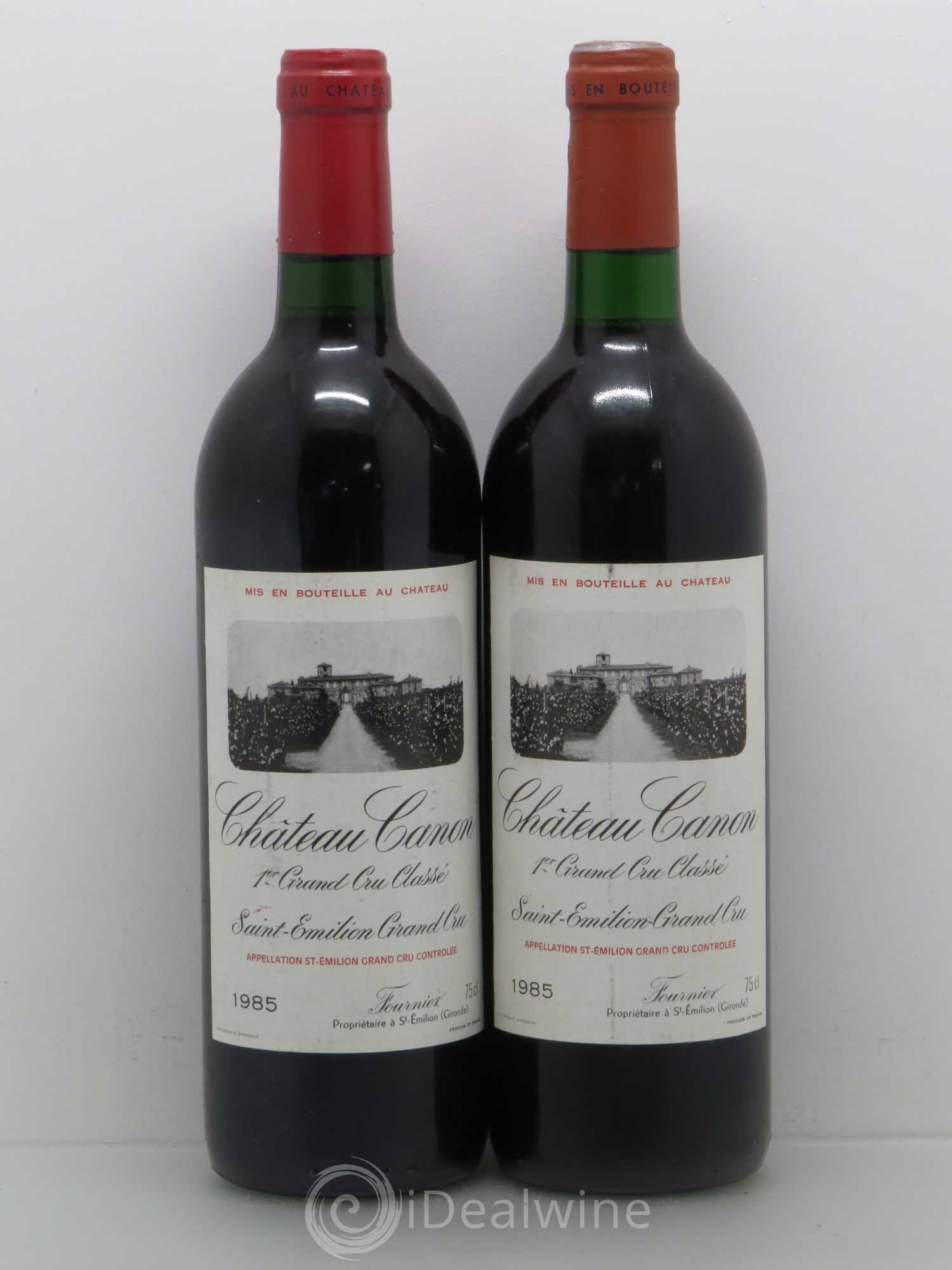 Château Canon 1er Grand Cru Classé B 1985 - Lot de 2 bouteilles - 0