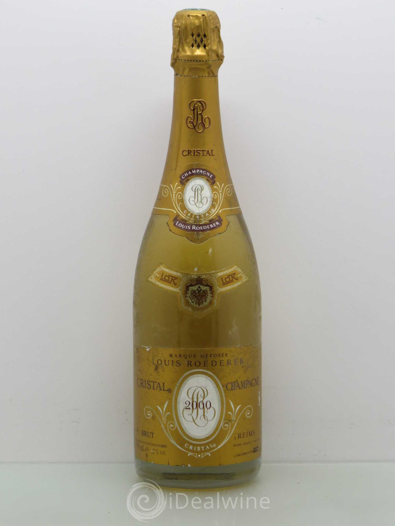 Cristal Louis Roederer 2000 - Lot de 1 bouteille - 0