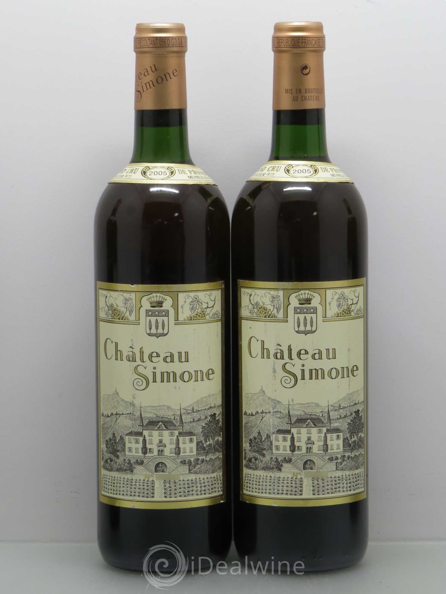 Palette Château Simone Famille Rougier 2005 - Lot de 4 bouteilles - 1