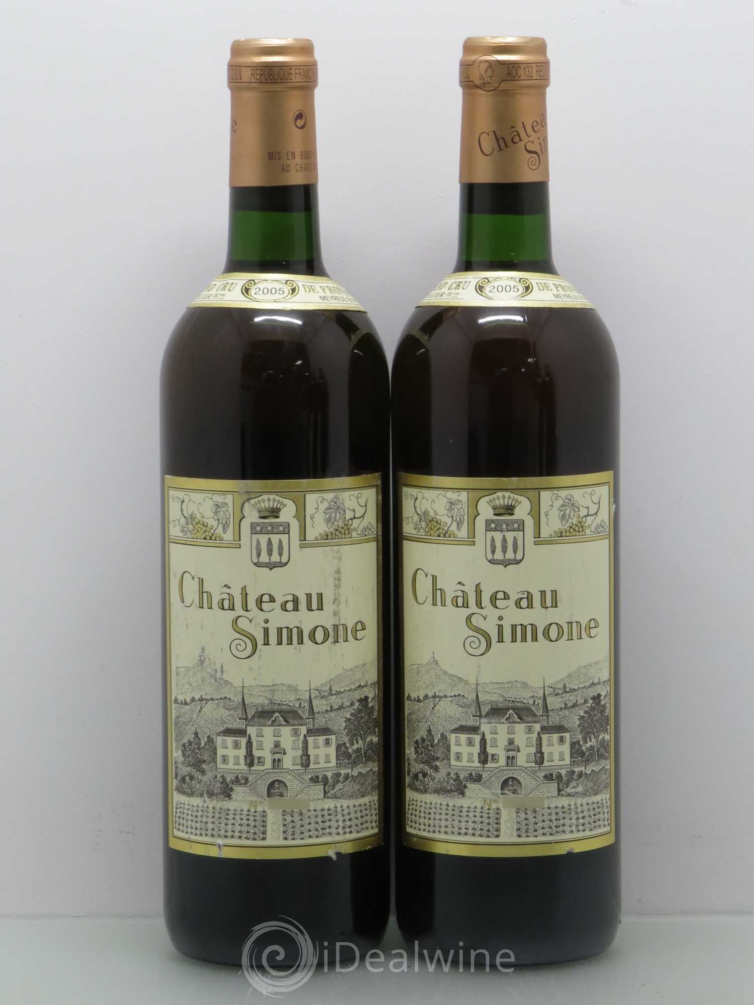 Palette Château Simone Famille Rougier 2005 - Lot de 4 bouteilles - 2