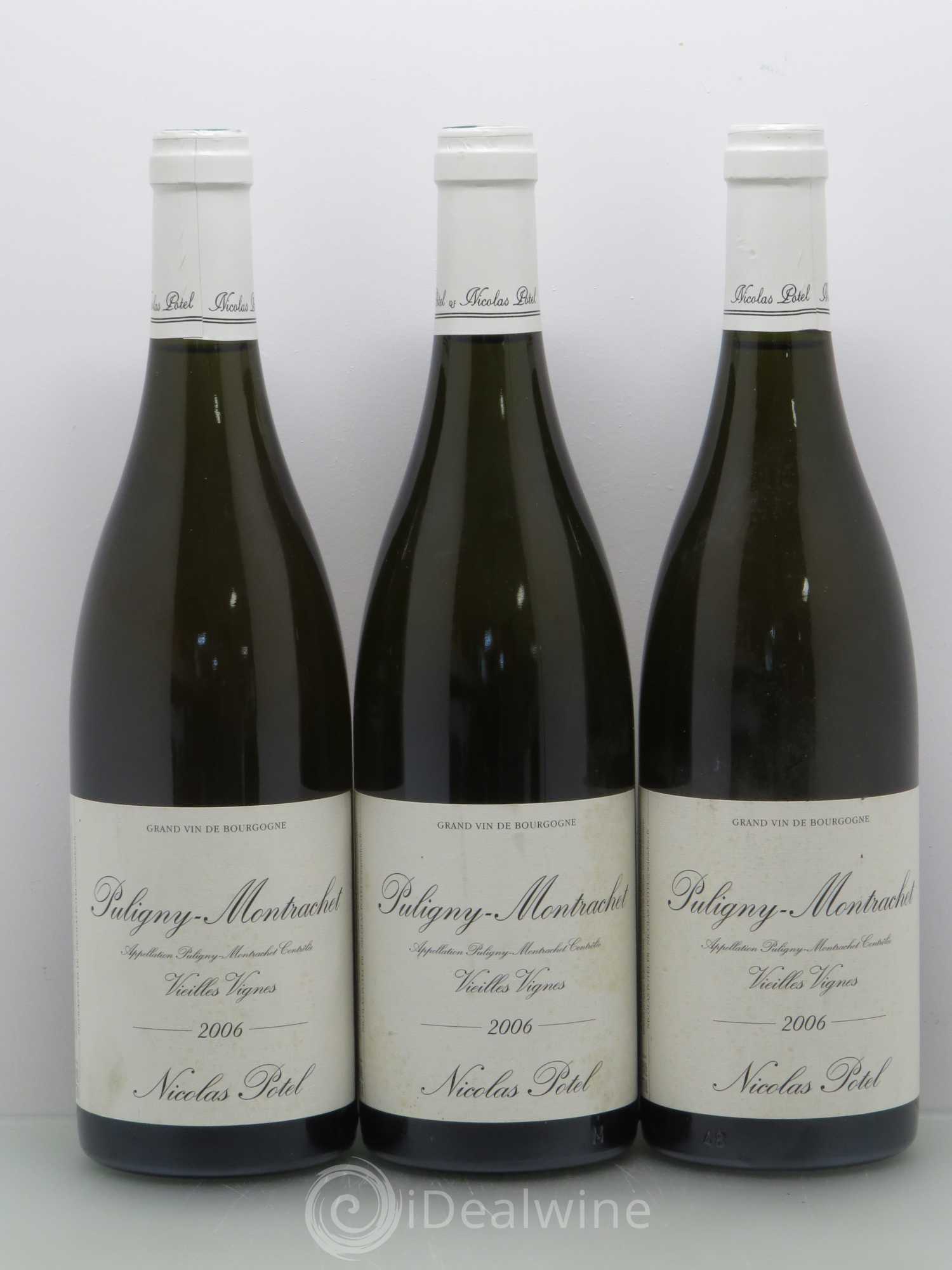 Puligny-Montrachet Vieilles Vignes - Nicolas Potel 2006 - Posten von 3 Flaschen - 0