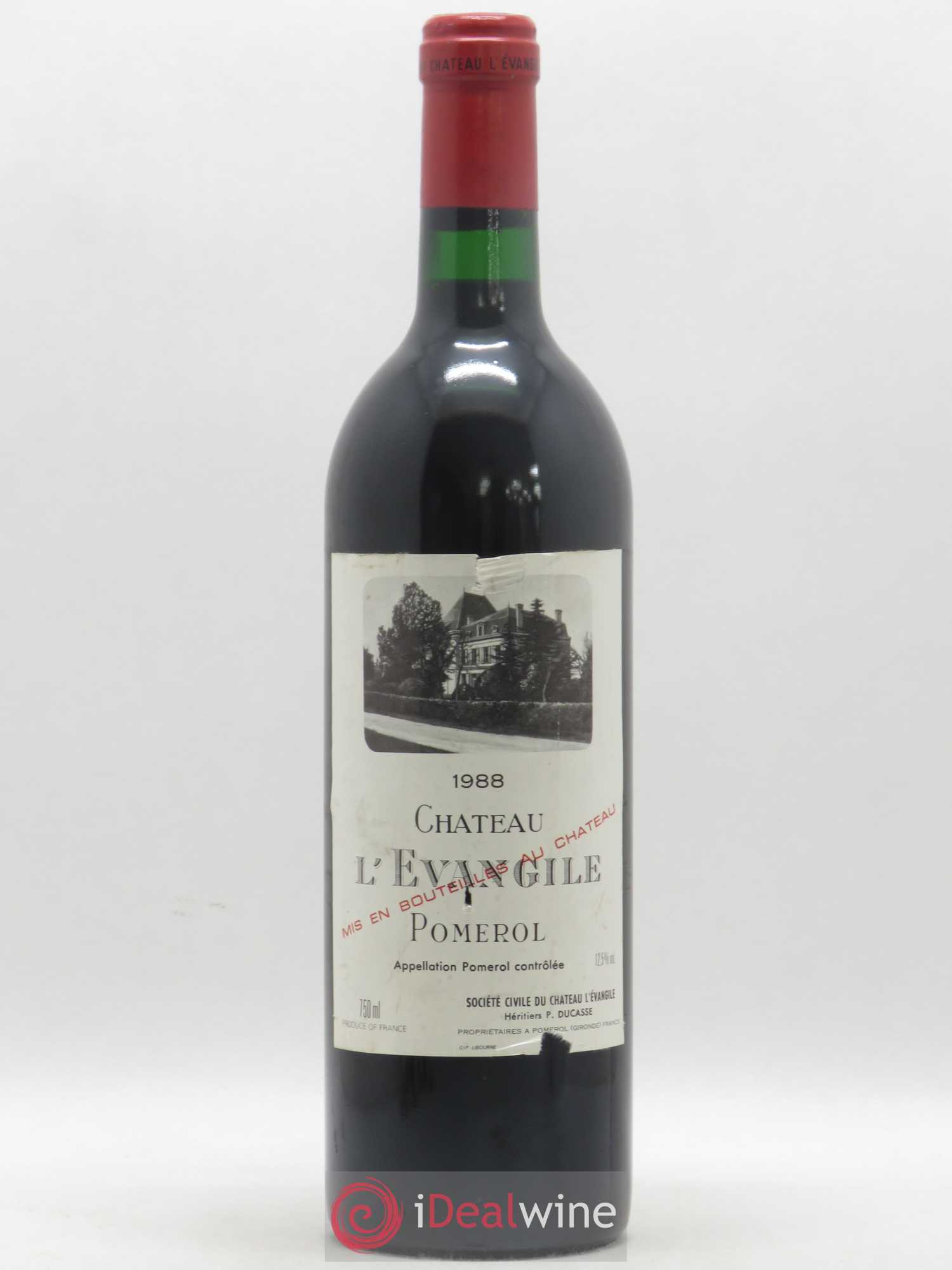 Château l' Évangile 1988 - Lot de 1 bouteille - 0