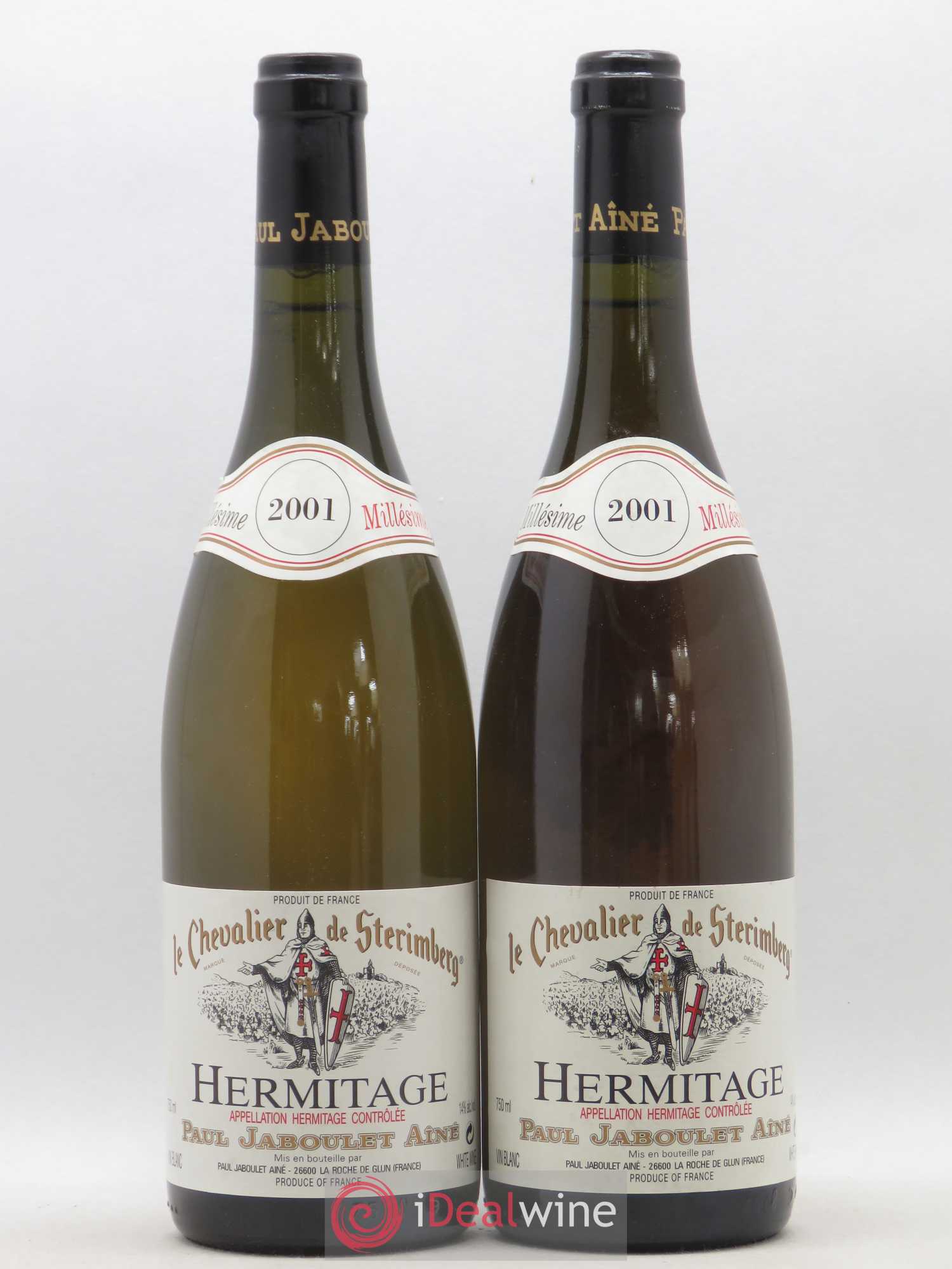 Hermitage Chevalier de Sterimberg Paul Jaboulet Ainé 2001 - Posten von 2 Flaschen - 0