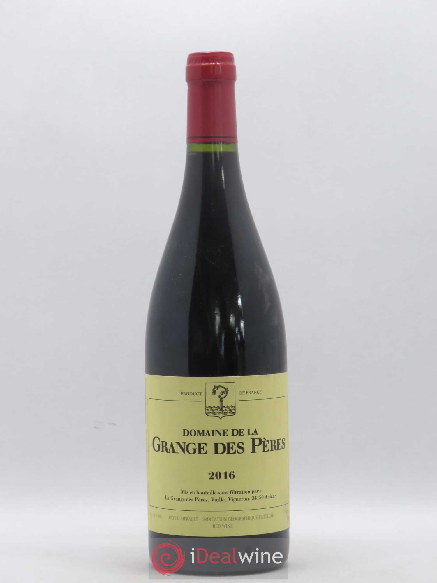 Pays d'Hérault Grange des Pères Laurent Vaillé 2016 - Lot de 1 bouteille - 0