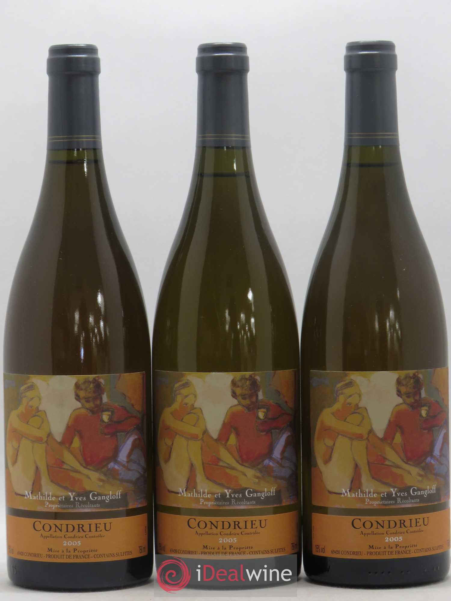 Condrieu Domaine Gangloff (Domaine) 2005 - Lot de 3 bouteilles - 0