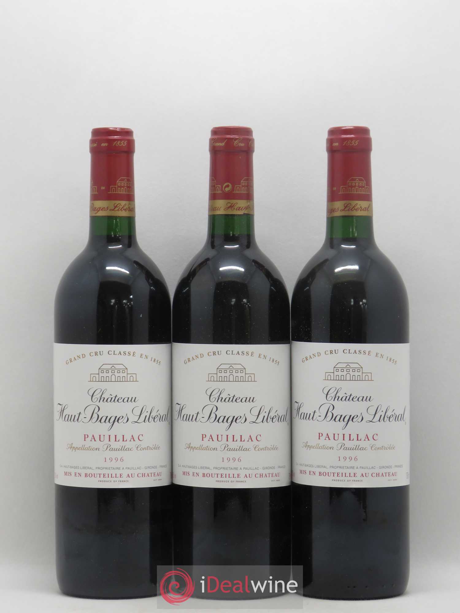 Château Haut Bages Libéral 5ème Grand Cru Classé 1996 - Lotto di 12 bottiglie - 1