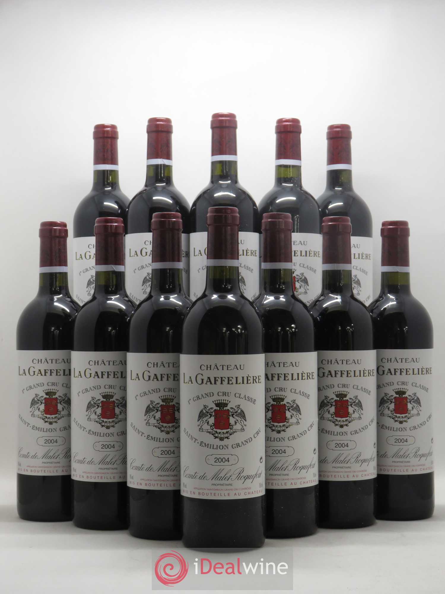 Château la Gaffelière 1er Grand Cru Classé B 2004 - Lot de 12 bouteilles - 0