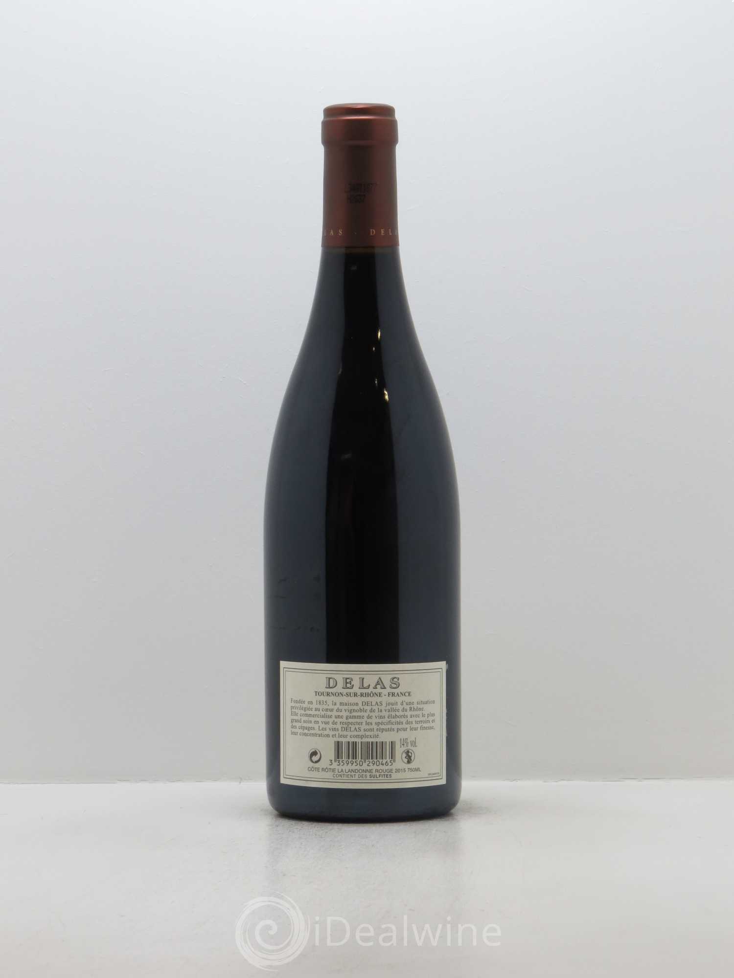 Côte-Rôtie La Landonne Delas Frères 2015 - Lot de 1 bouteille - 1