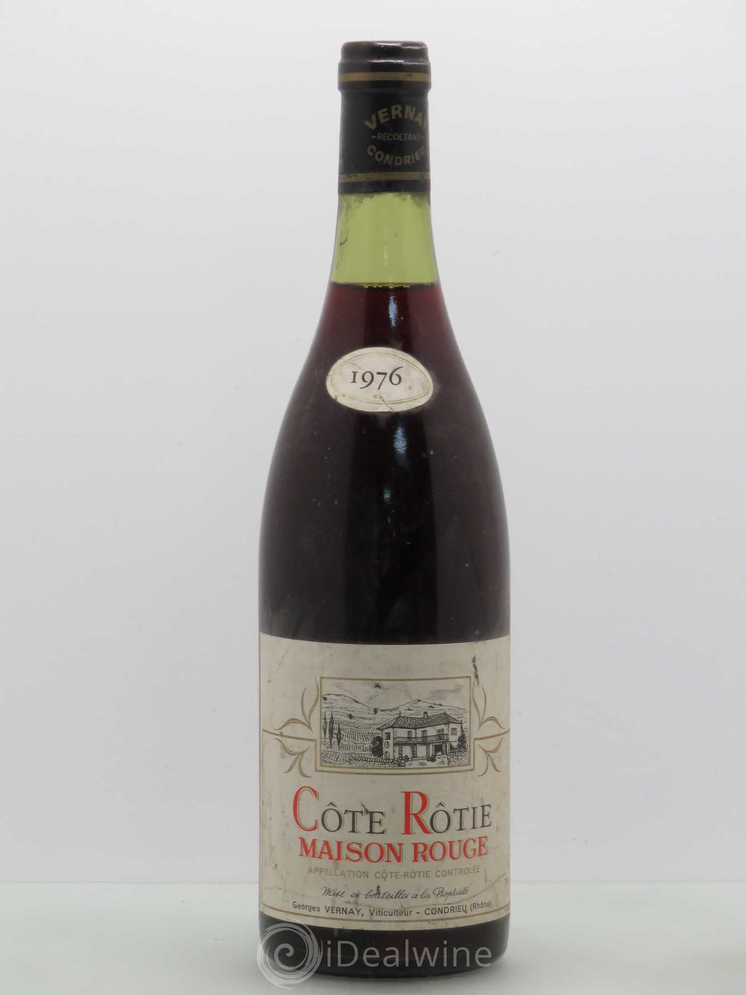 Côte-Rôtie Maison Rouge Georges Vernay 1976 - Lot de 1 bouteille - 0