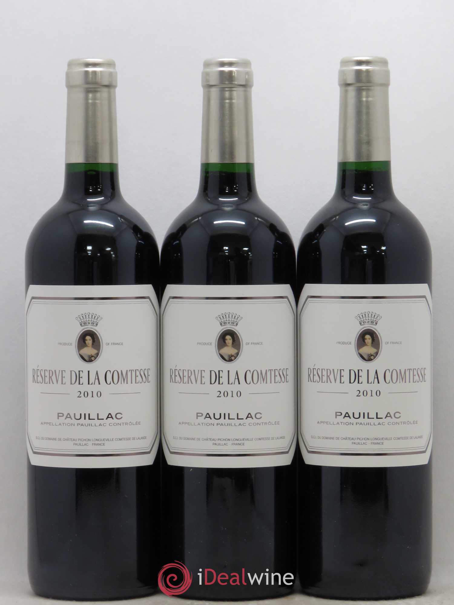 Réserve de la Comtesse Second Vin 2010 - Lot de 3 bouteilles - 0