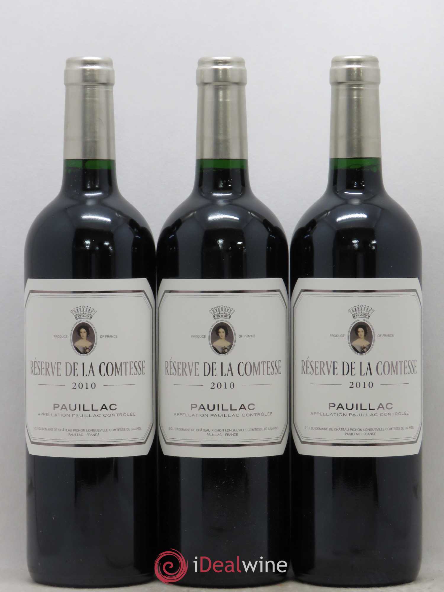 Réserve de la Comtesse Second Vin 2010 - Lot de 3 bouteilles - 0