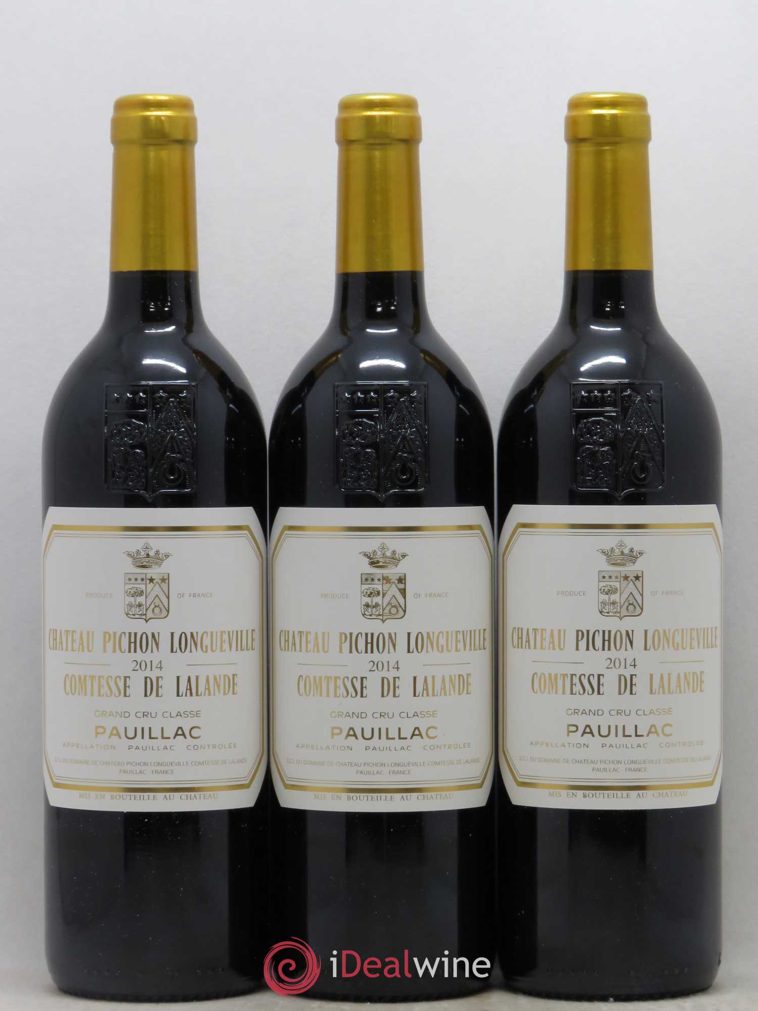 Château Pichon Longueville Comtesse de Lalande 2ème Grand Cru Classé 2014 - Lot de 3 bouteilles - 0
