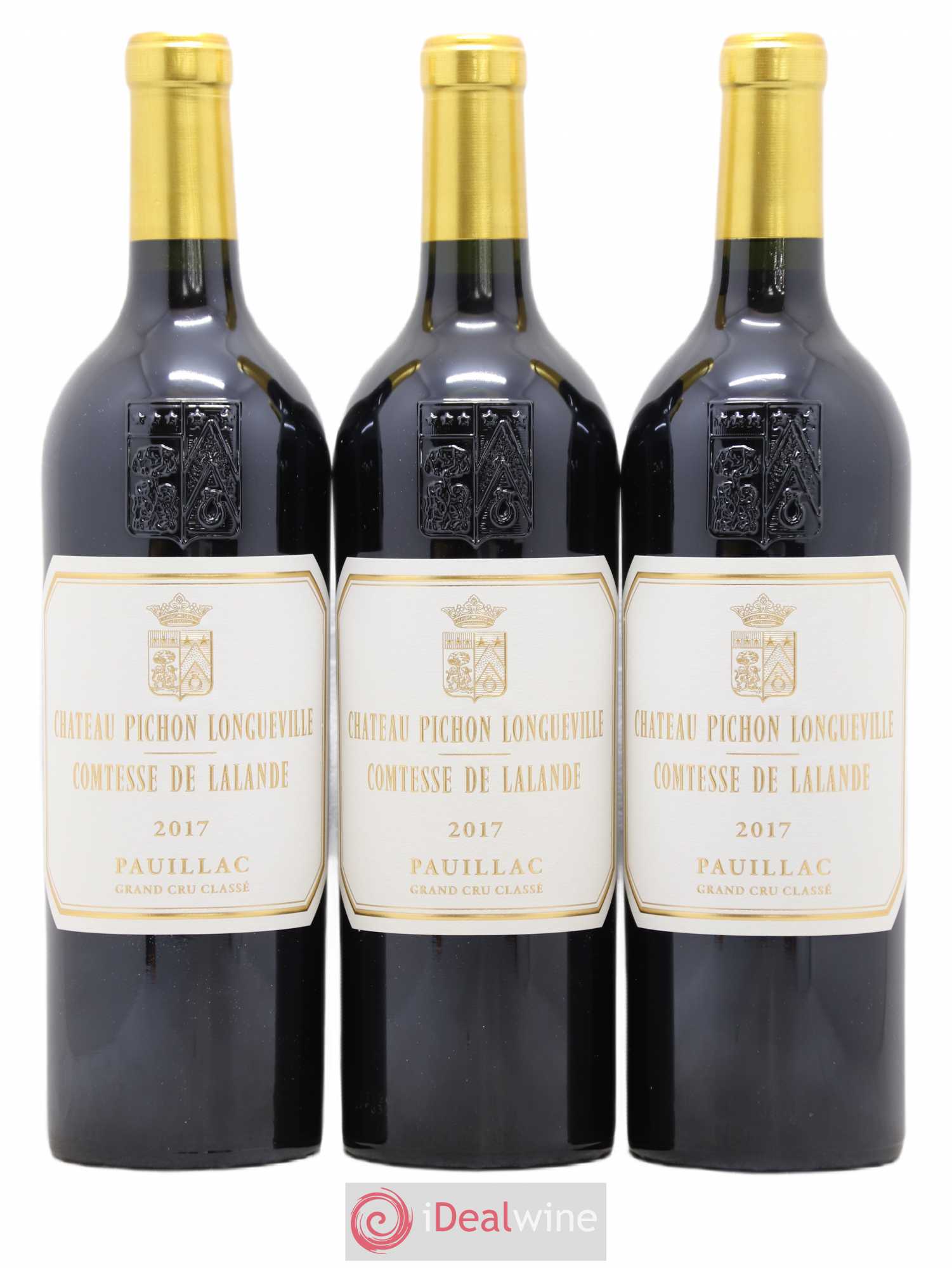 Château Pichon Longueville Comtesse de Lalande 2ème Grand Cru Classé 2017 - Lot de 3 bouteilles - 0