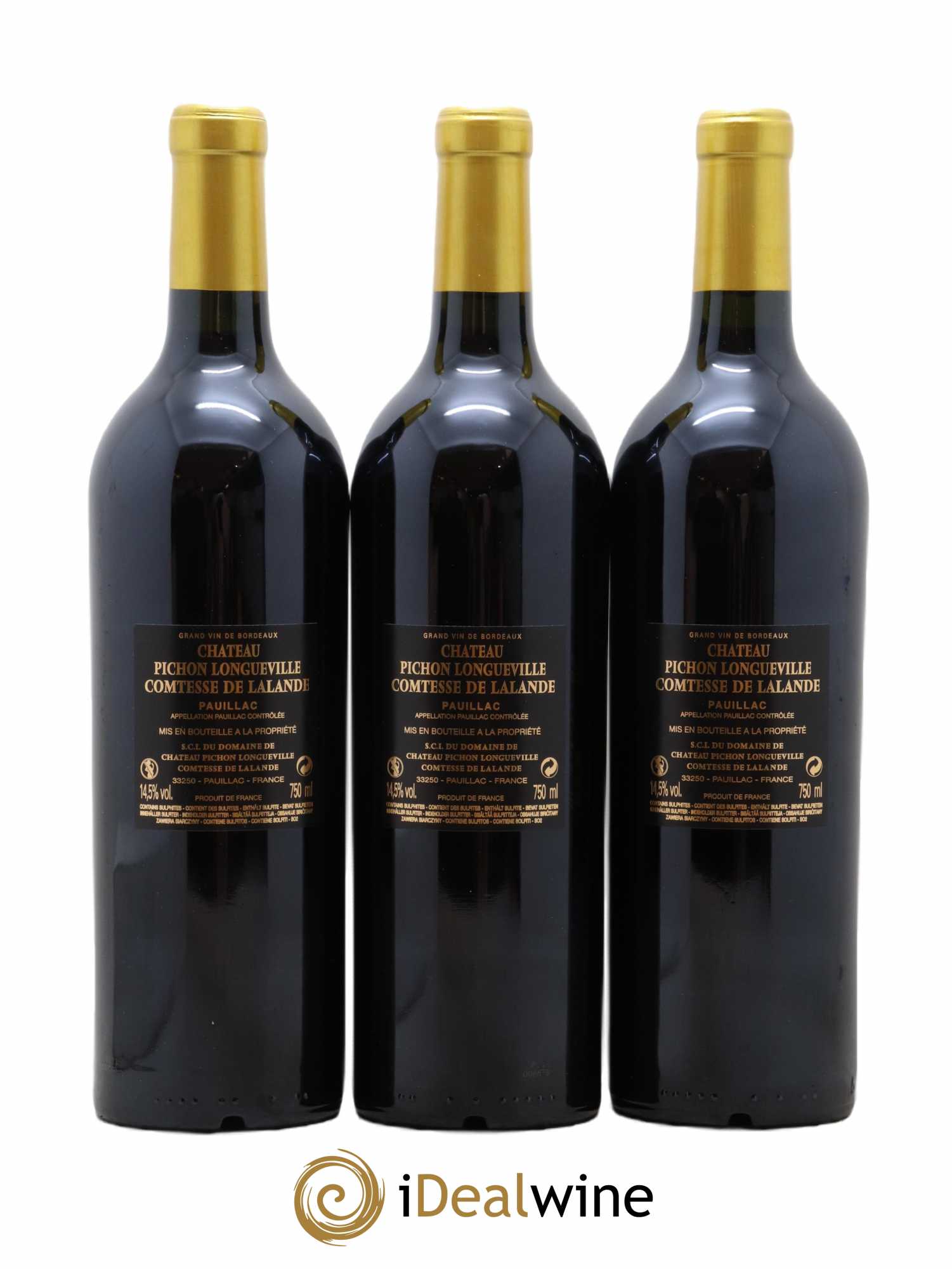 Château Pichon Longueville Comtesse de Lalande 2ème Grand Cru Classé 2018 - Lot de 6 bouteilles - 2