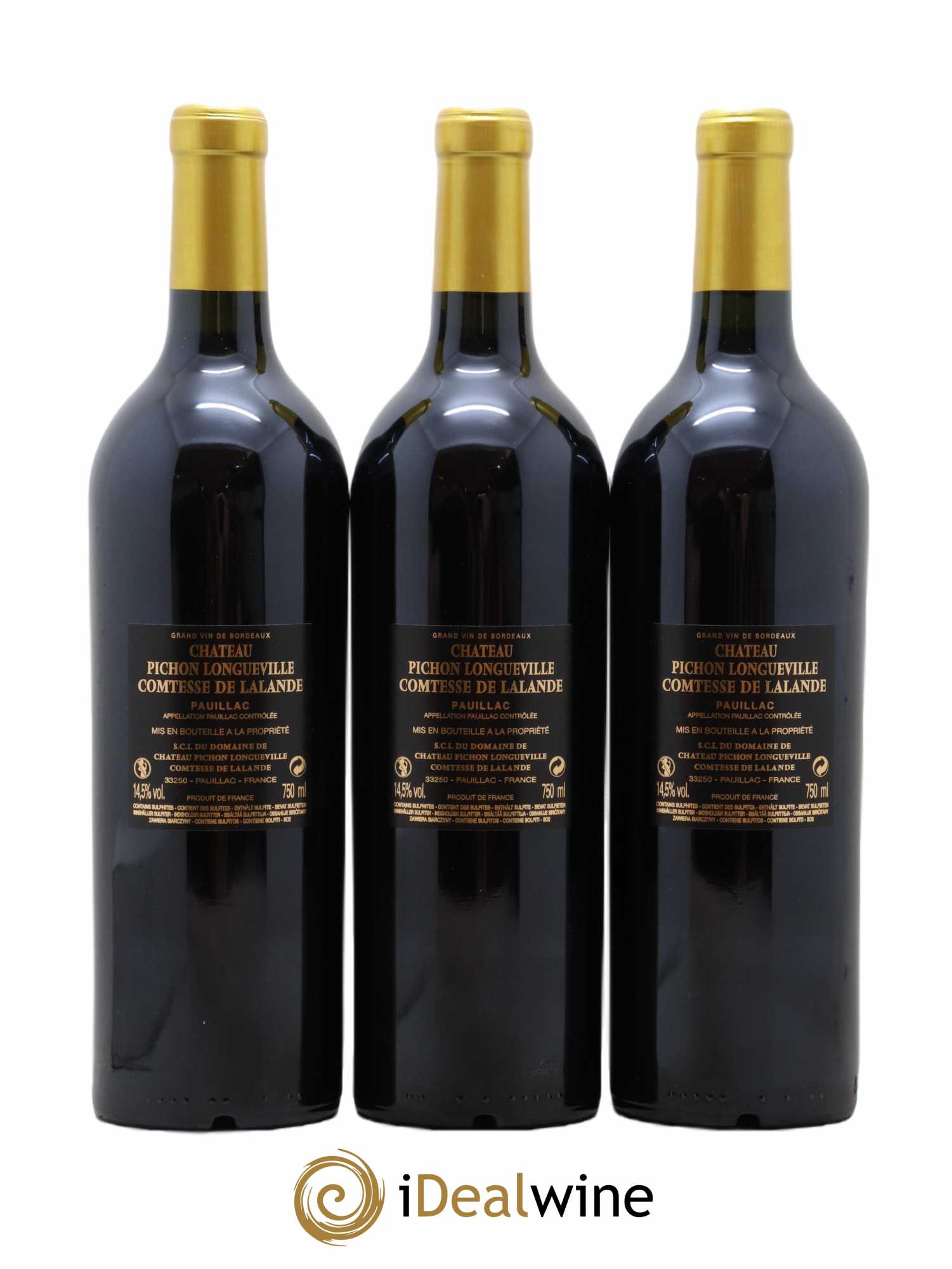 Château Pichon Longueville Comtesse de Lalande 2ème Grand Cru Classé 2018 - Lot de 6 bouteilles - 4