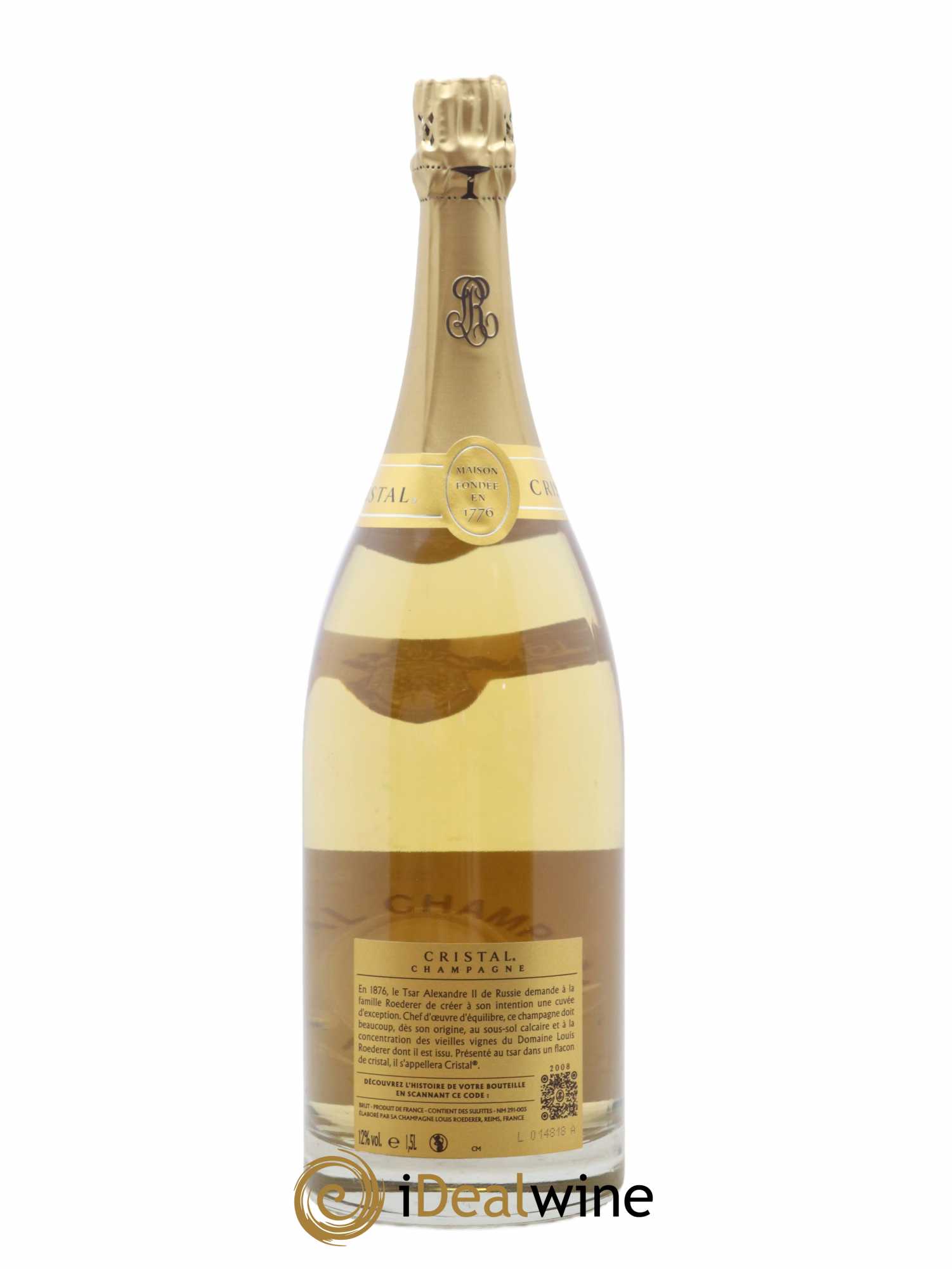 Cristal Louis Roederer 2008 - Lot de 1 magnum - 2